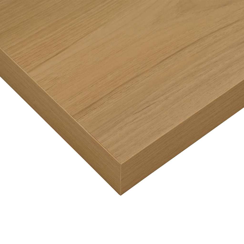 Polica na zidu 2 pcs Smeđa 80 x 23,5 x 4 cm Konstruirano drvo