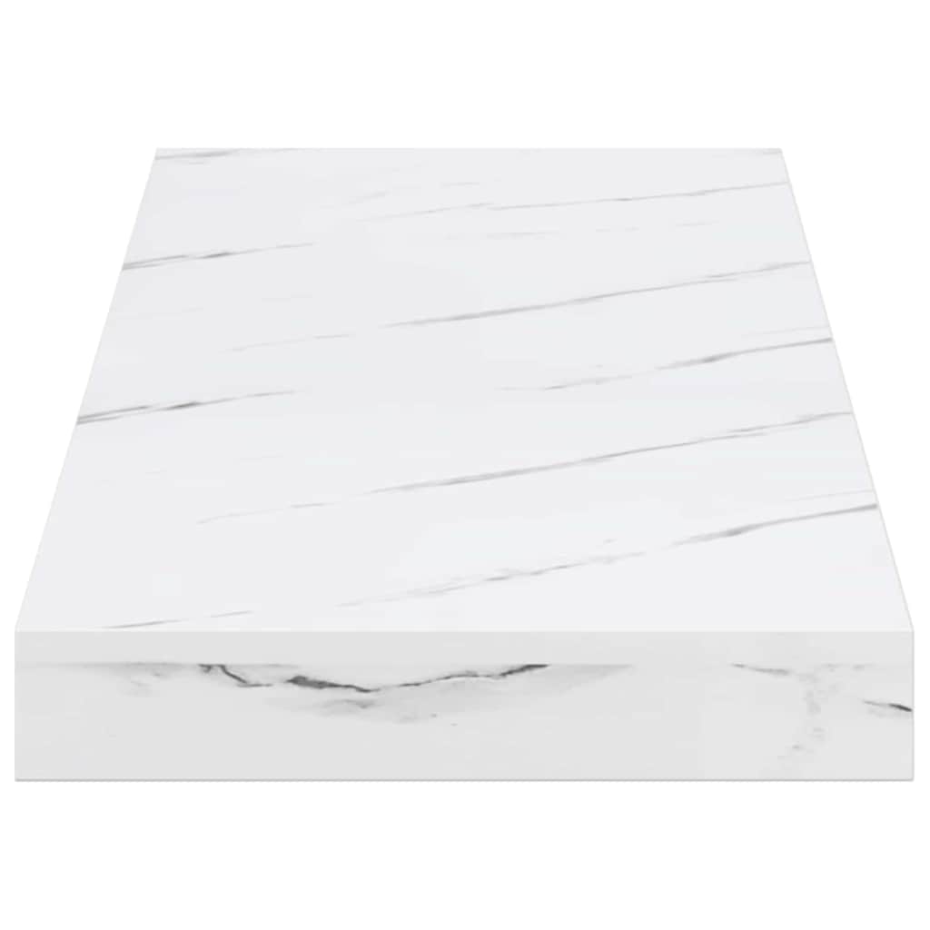 Polica na zidu Bijeli mramor 60 x 23 x 4 cm Konstruirano drvo