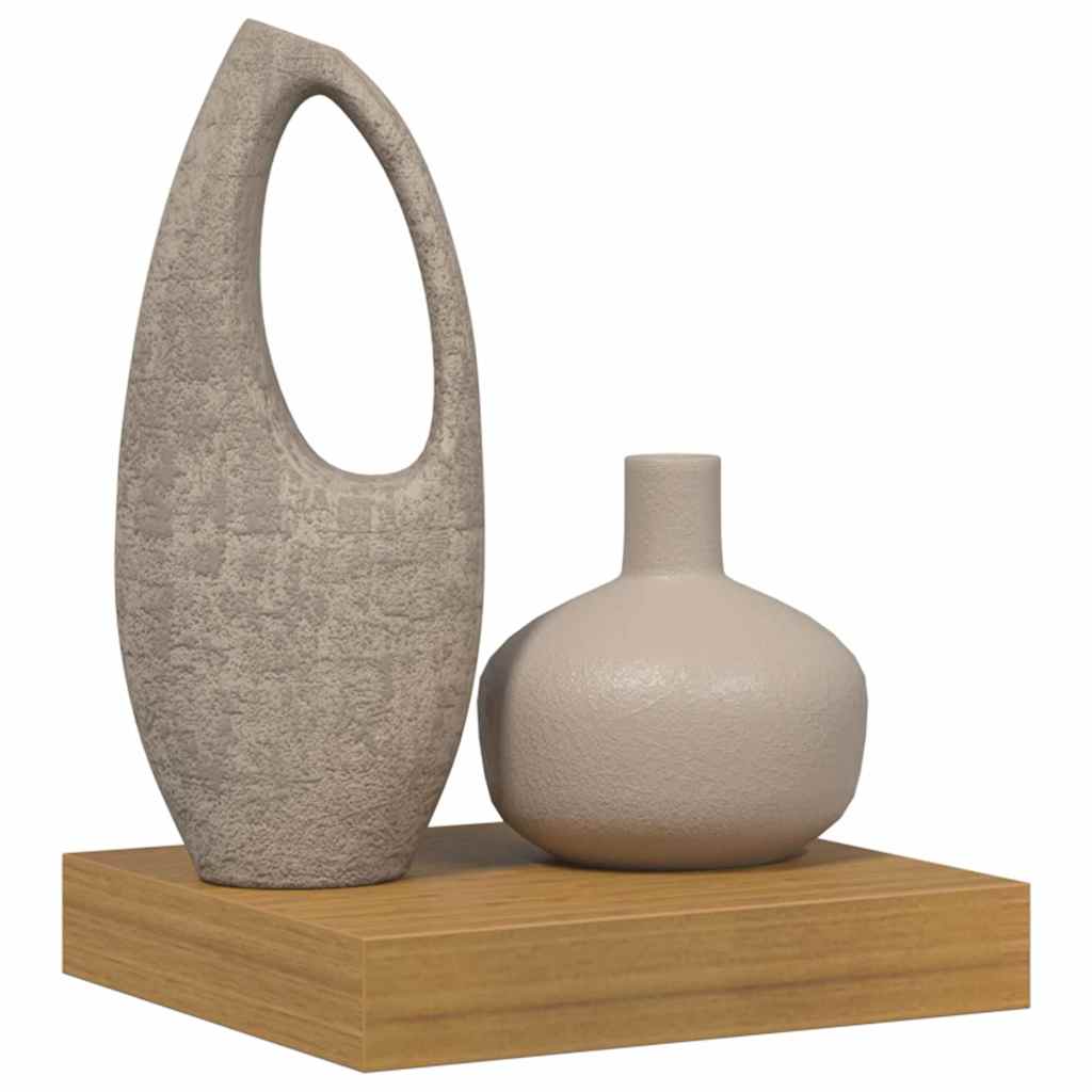 Polica na zidu Zidne Bež 23 x 23,5 x 4 cm Konstruirano drvo