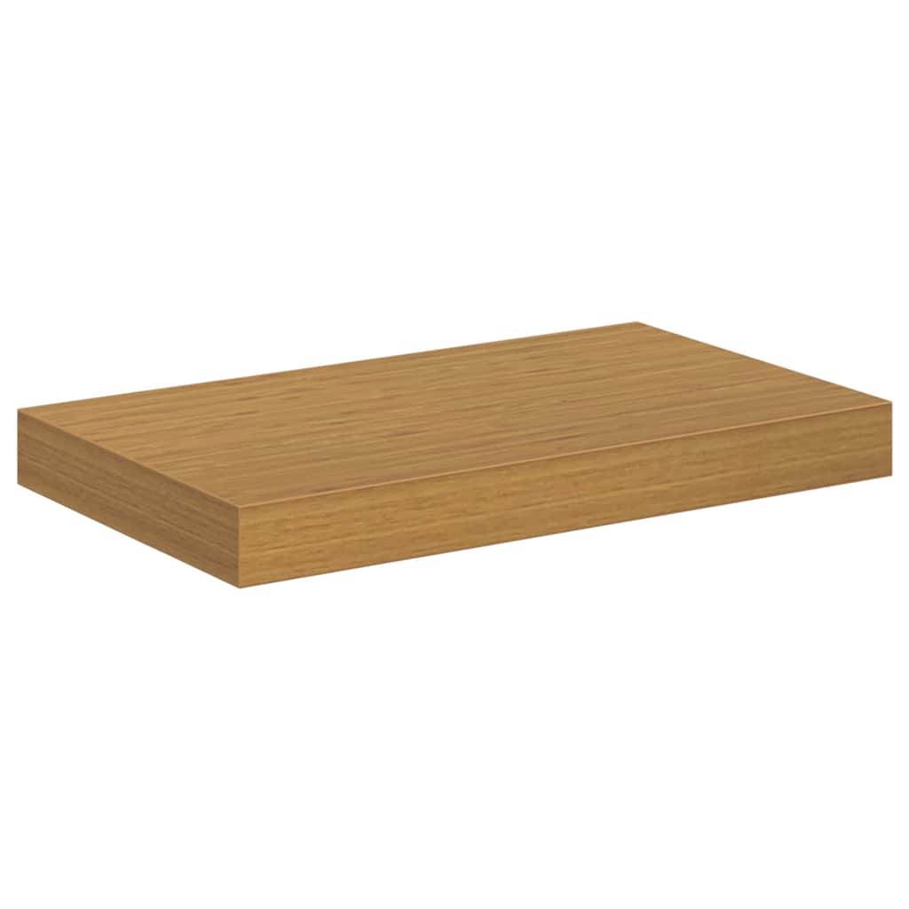 Polica na zidu 2 pcs Bež 40 x 23,5 x 4 cm Konstruirano drvo