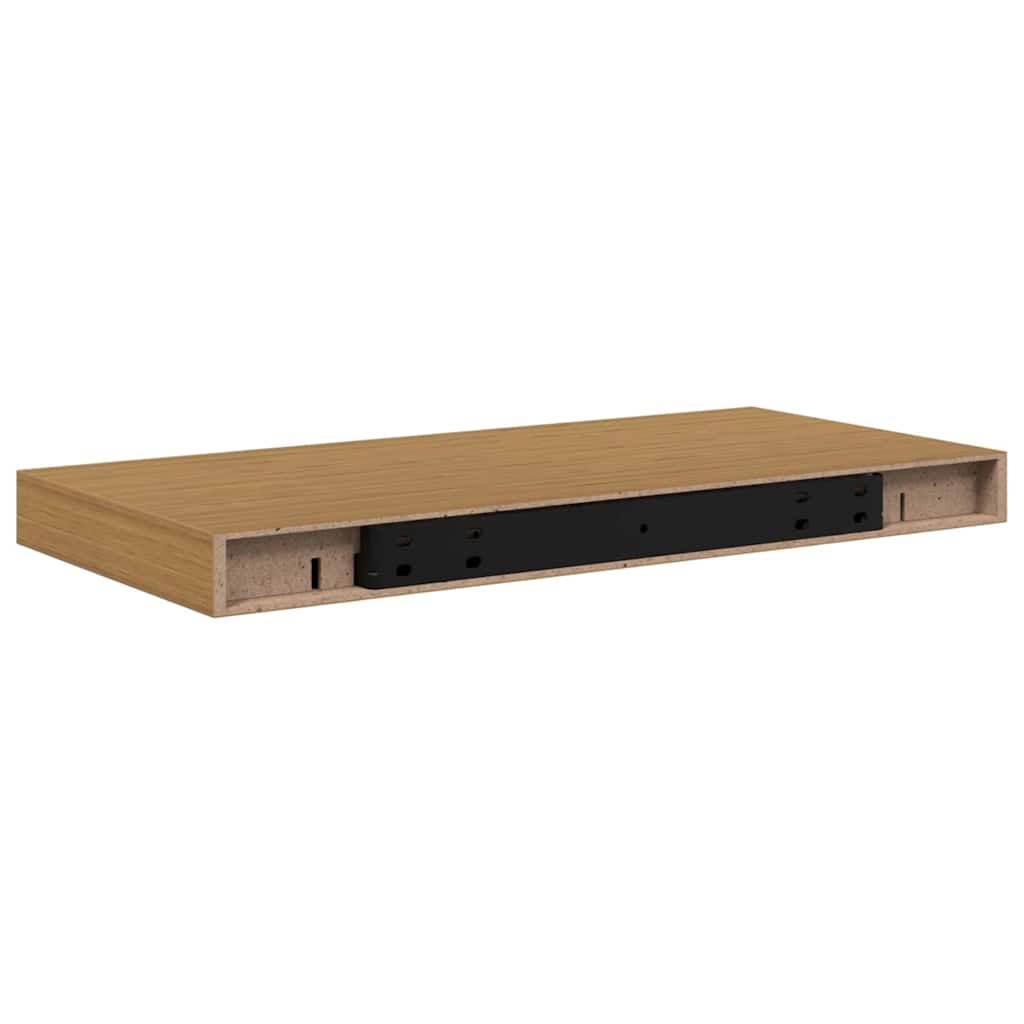 Polica na zidu Zidna montaža 4 pcs Bež 50 x 23,5 x 4 cm