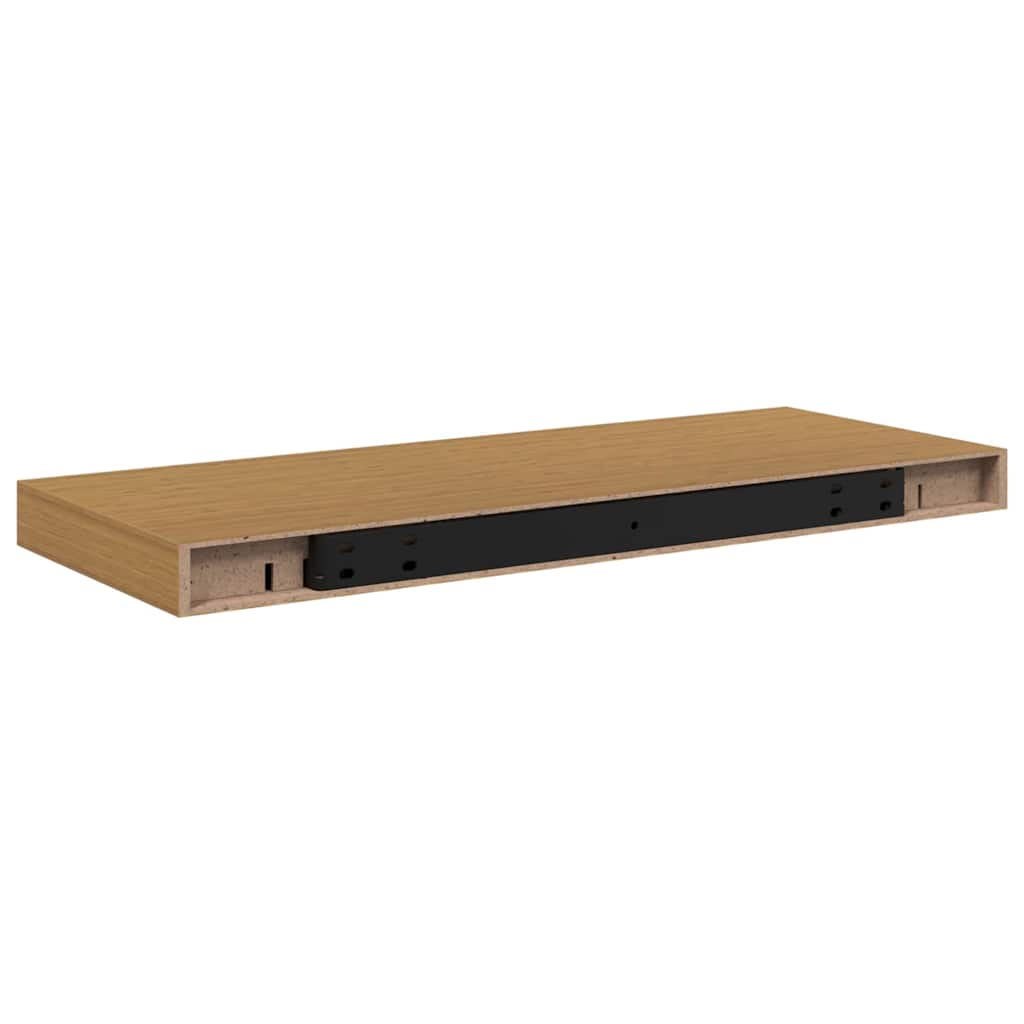 Polica na zidu Zidne 4 pcs Bež 60 x 23 x 4 cm Konstruirano drvo
