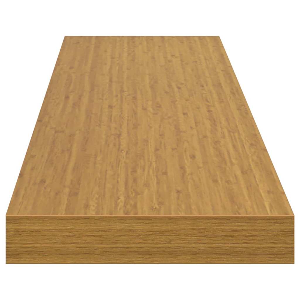 Polica na zidu 4 pcs Bež 120 x 23,5 x 4 cm Konstruirano drvo