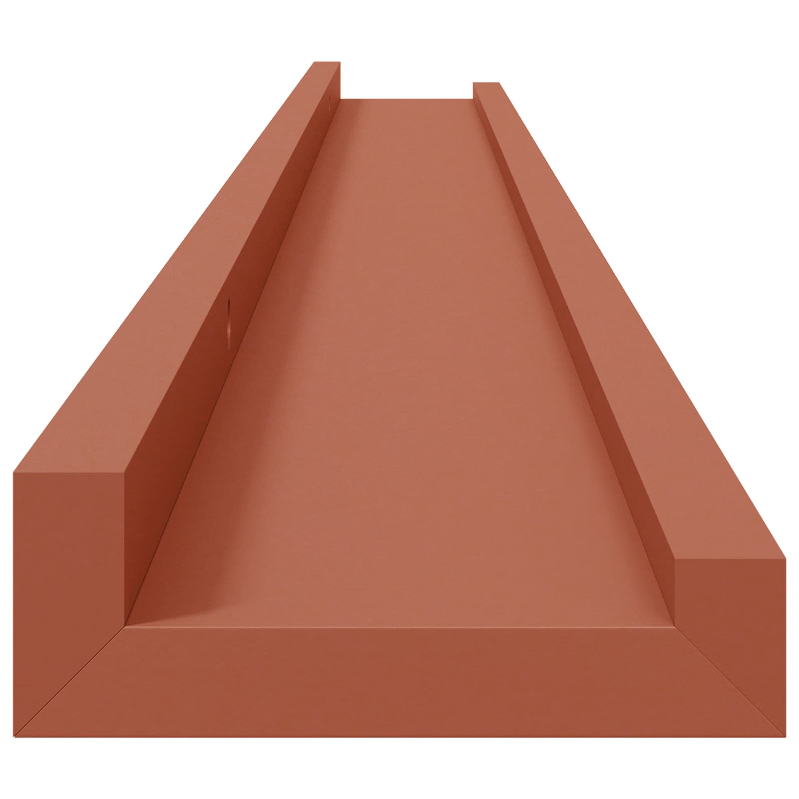 Polica na zidu 2 pcs Crvena 100 x 9 x 3 cm Konstruirano drvo