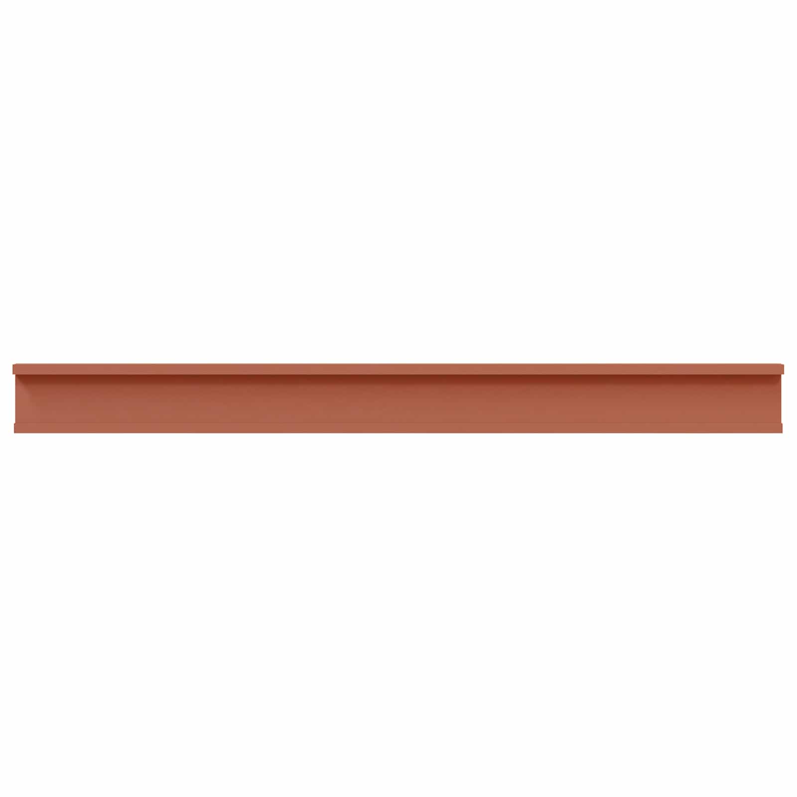 Polica na zidu 2 pcs Crvena 100 x 9 x 3 cm Konstruirano drvo