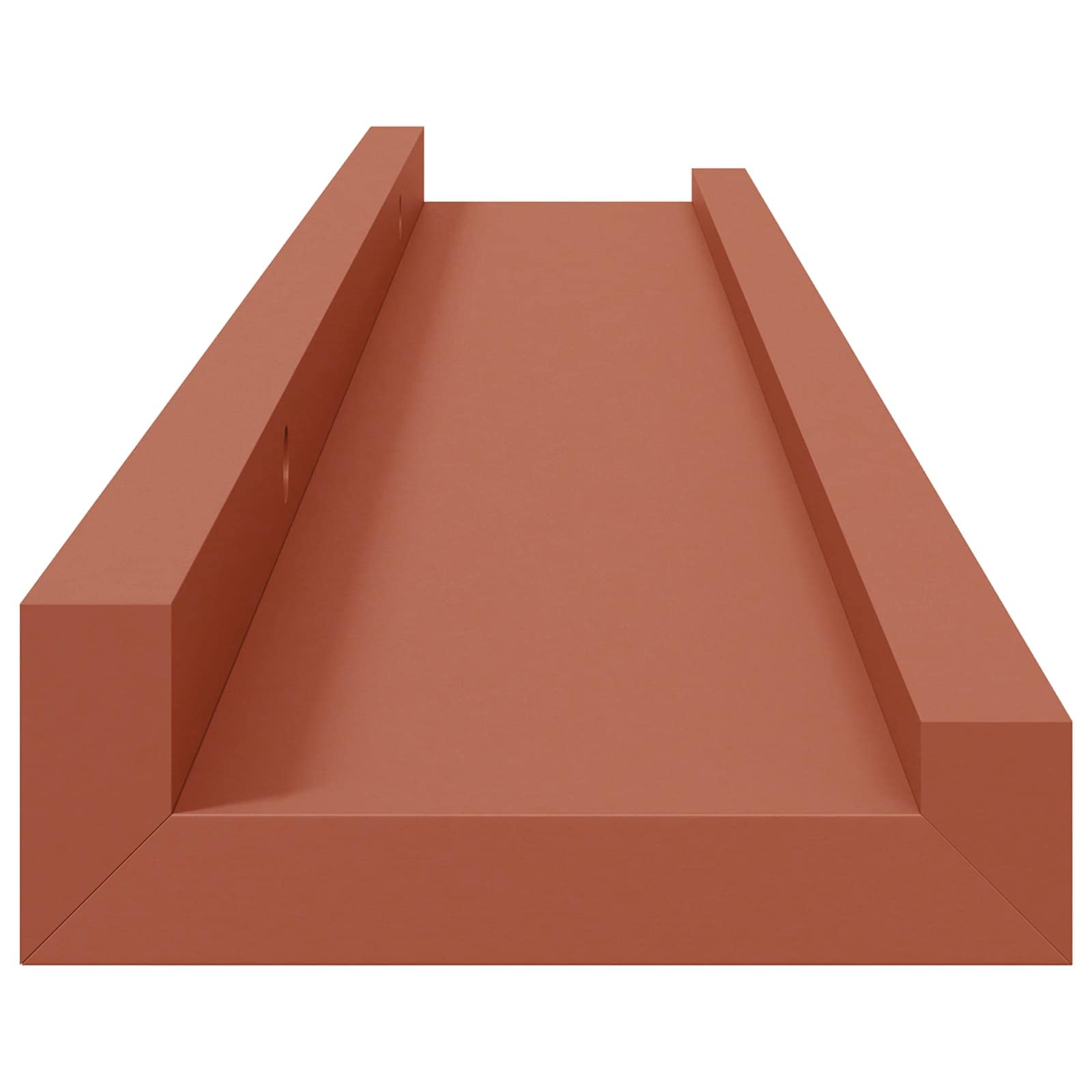 Polica na zidu 4 pcs Crvena 60 x 9 x 3 cm Konstruirano drvo