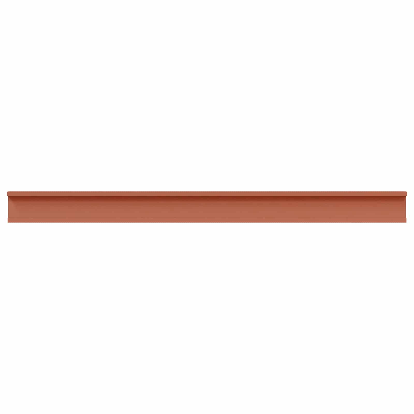 Polica na zidu 4 pcs Crvena 115 x 9 x 3 cm Konstruirano drvo