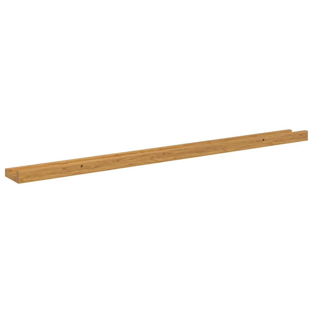 Polica na zidu Zidne 2 pcs Bež 100 x 9 x 3 cm Konstruirano drvo