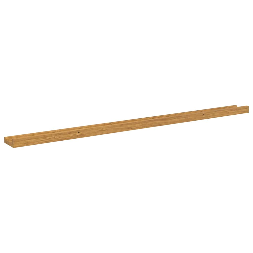 Polica na zidu Zidne 4 pcs Bež 115 x 9 x 3 cm Konstruirano drvo