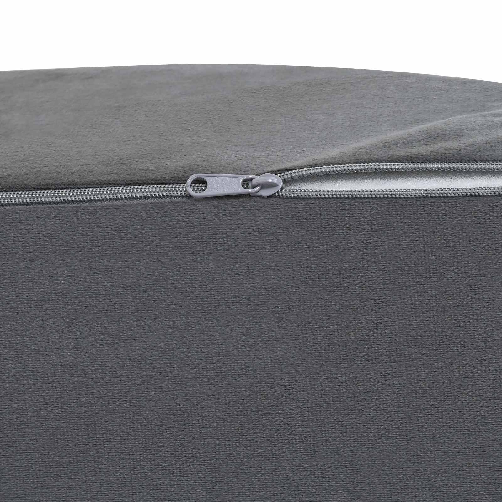 Jastučić za noge Siva 68 x 41 x 21 cm PU pjena