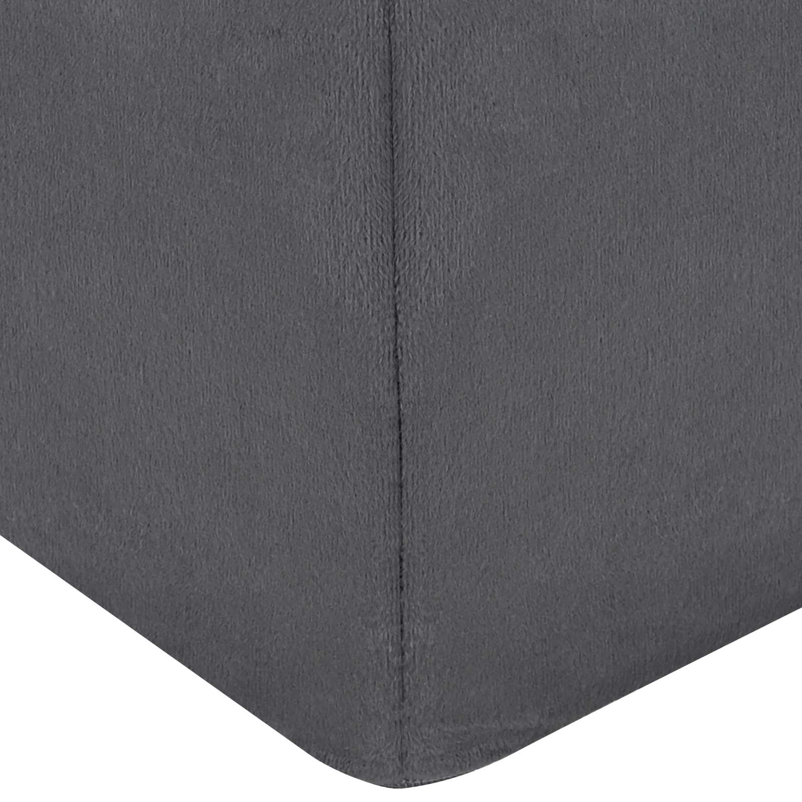 Jastučić za noge Jednobojno Siva 63 x 52 x 19 cm PU pjena