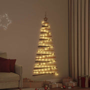 Božićno drvce s 80 LED svjetlima Prirodna 150 cm Masivni jasen