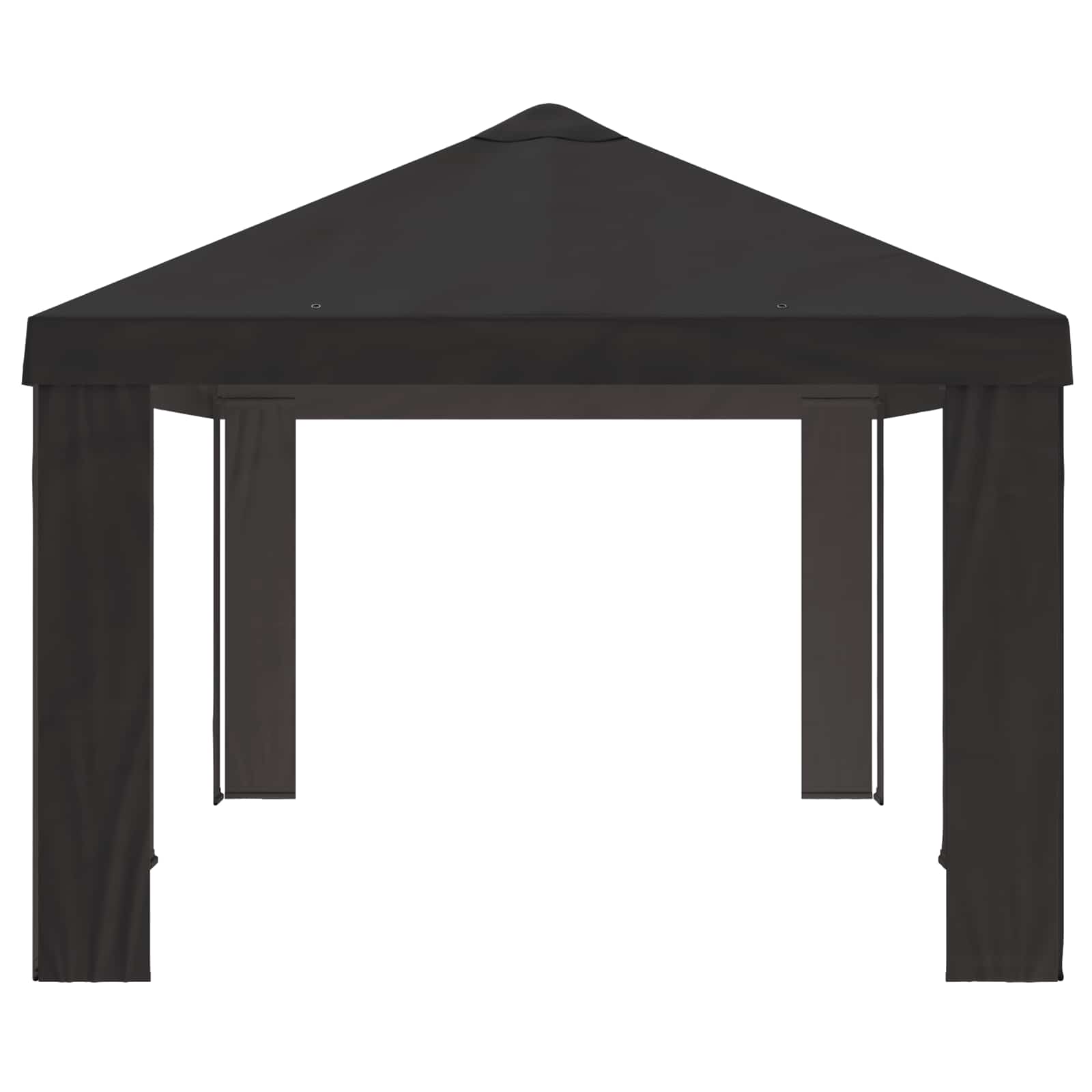 Gazebo Pokrivač 6 x 3 m Antracit Poliester 190 gsm