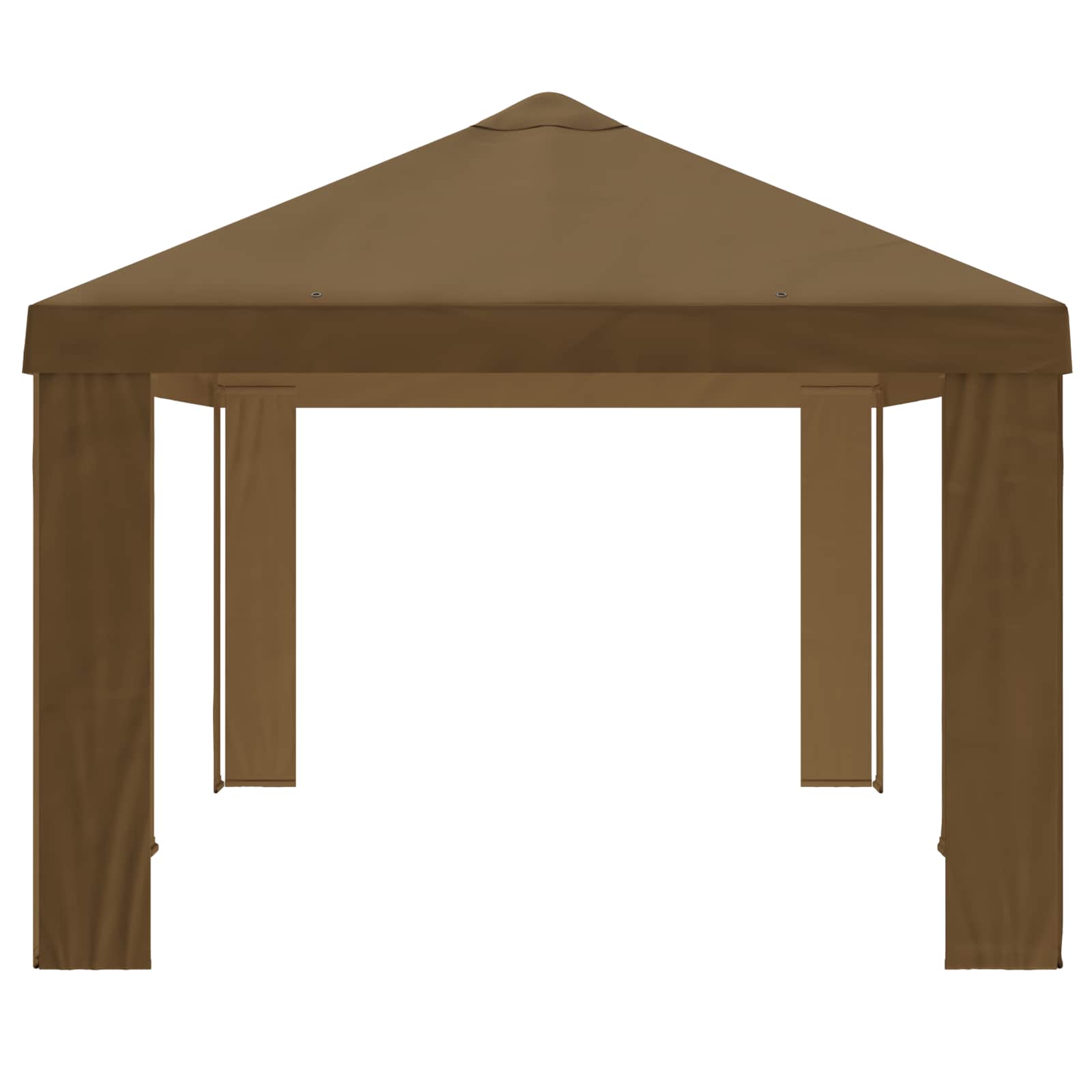 Gazebo Pokrivač 6 x 3 m Sivosmeđa Poliester 190 gsm