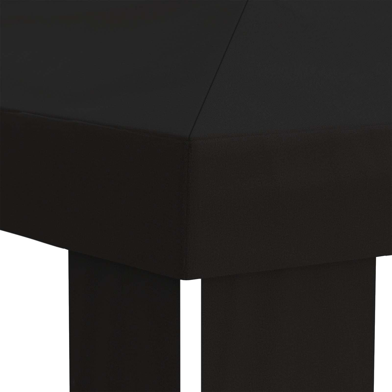 Gazebo Pokrivač 6 x 3 m Crna Poliester 190 gsm