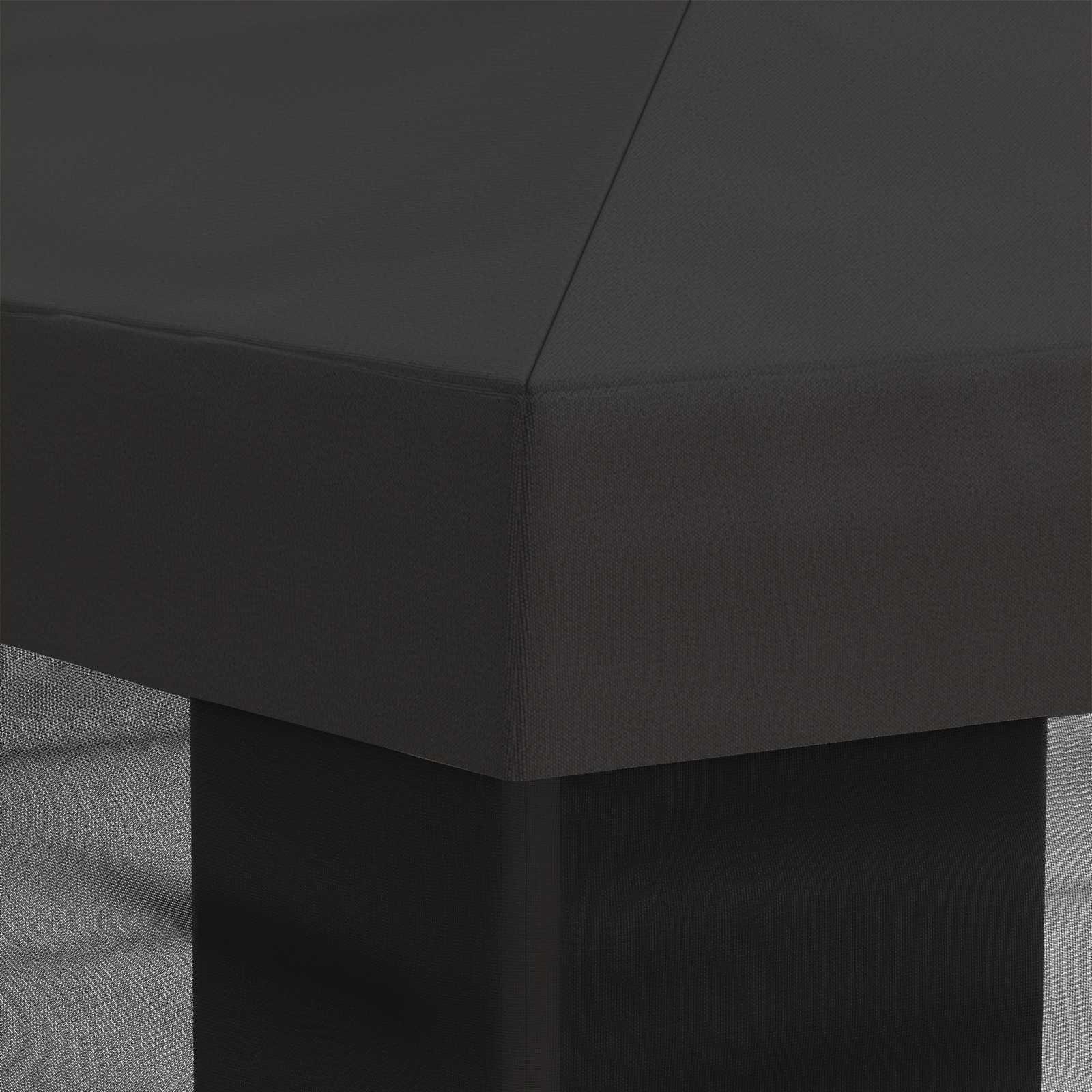 Pokrov za gazebo s bočnim zidovima Antracit 600,5 x 300,5 cm