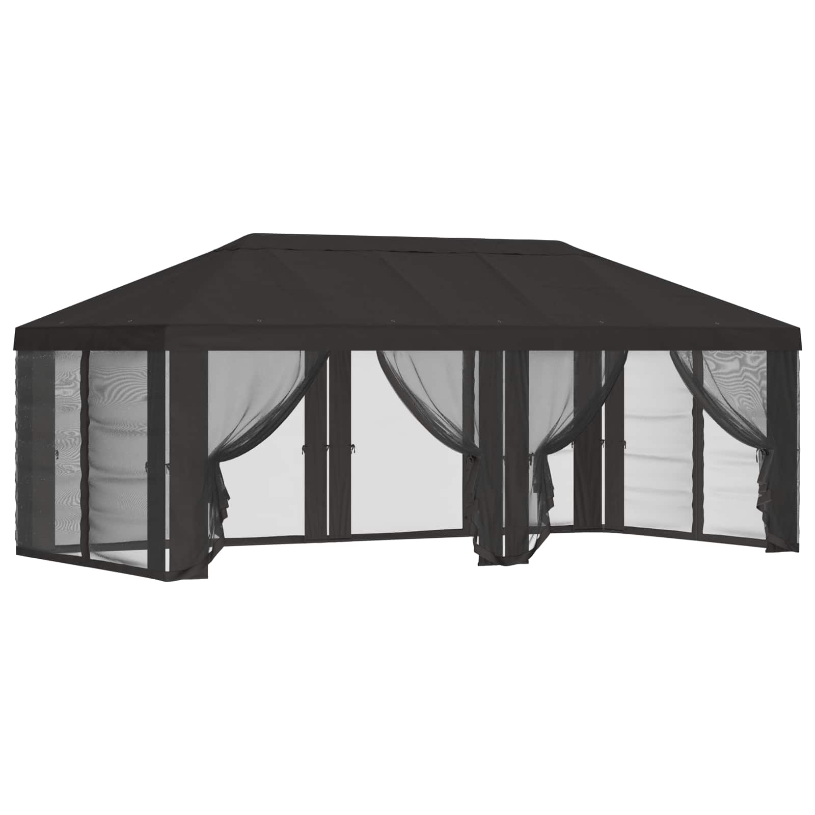 Pokrov za gazebo s bočnim zidovima Antracit 600,5 x 300,5 cm