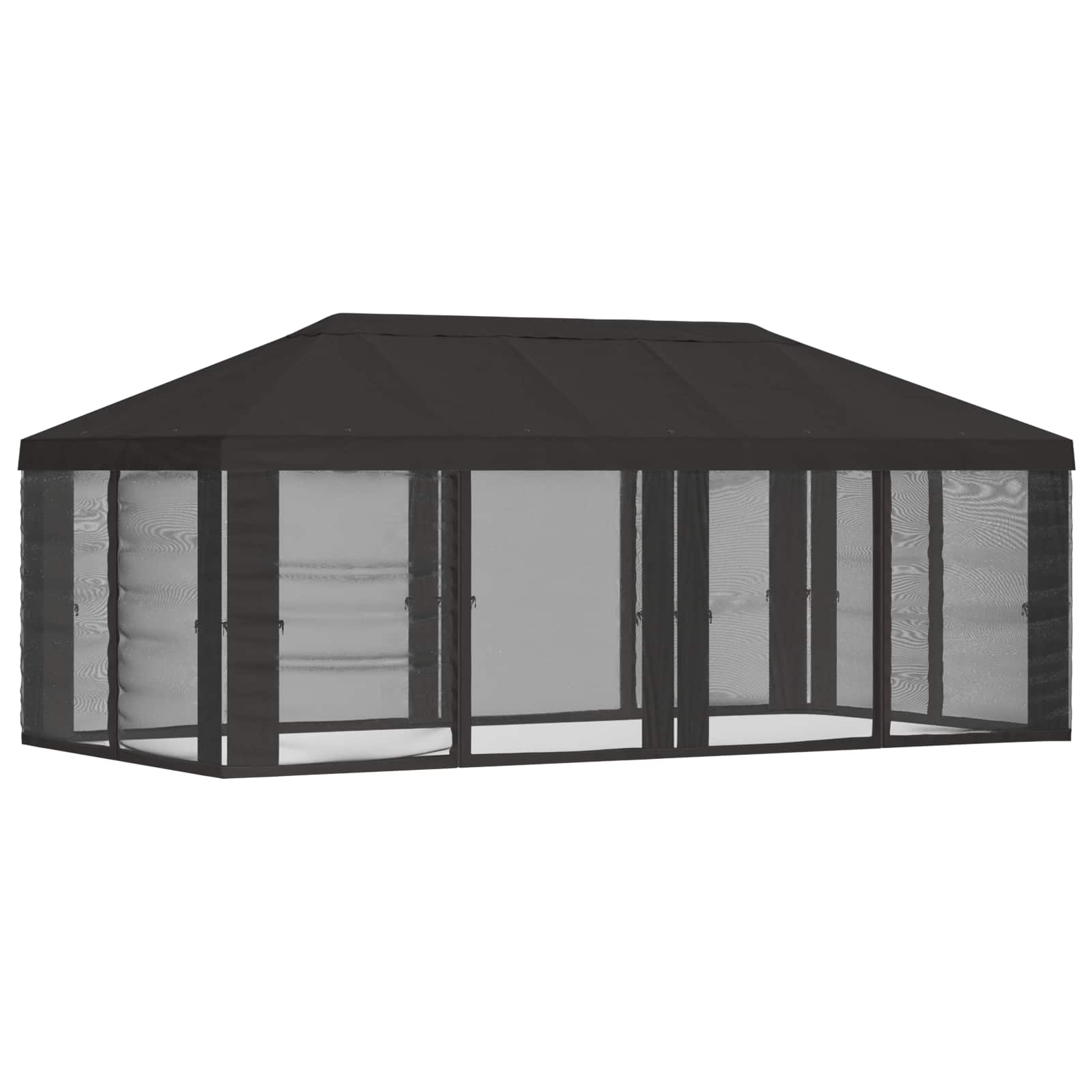 Pokrov za gazebo s bočnim zidovima Antracit 600,5 x 300,5 cm