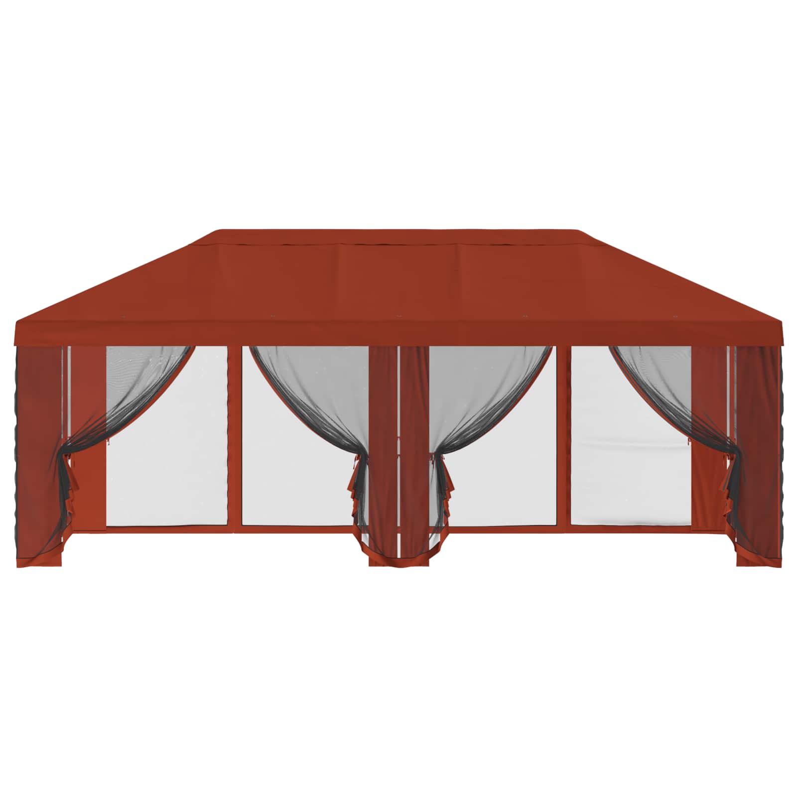 Pokrov za gazebo s bočnim zidovima Terakota 600,5 x 300,5 cm