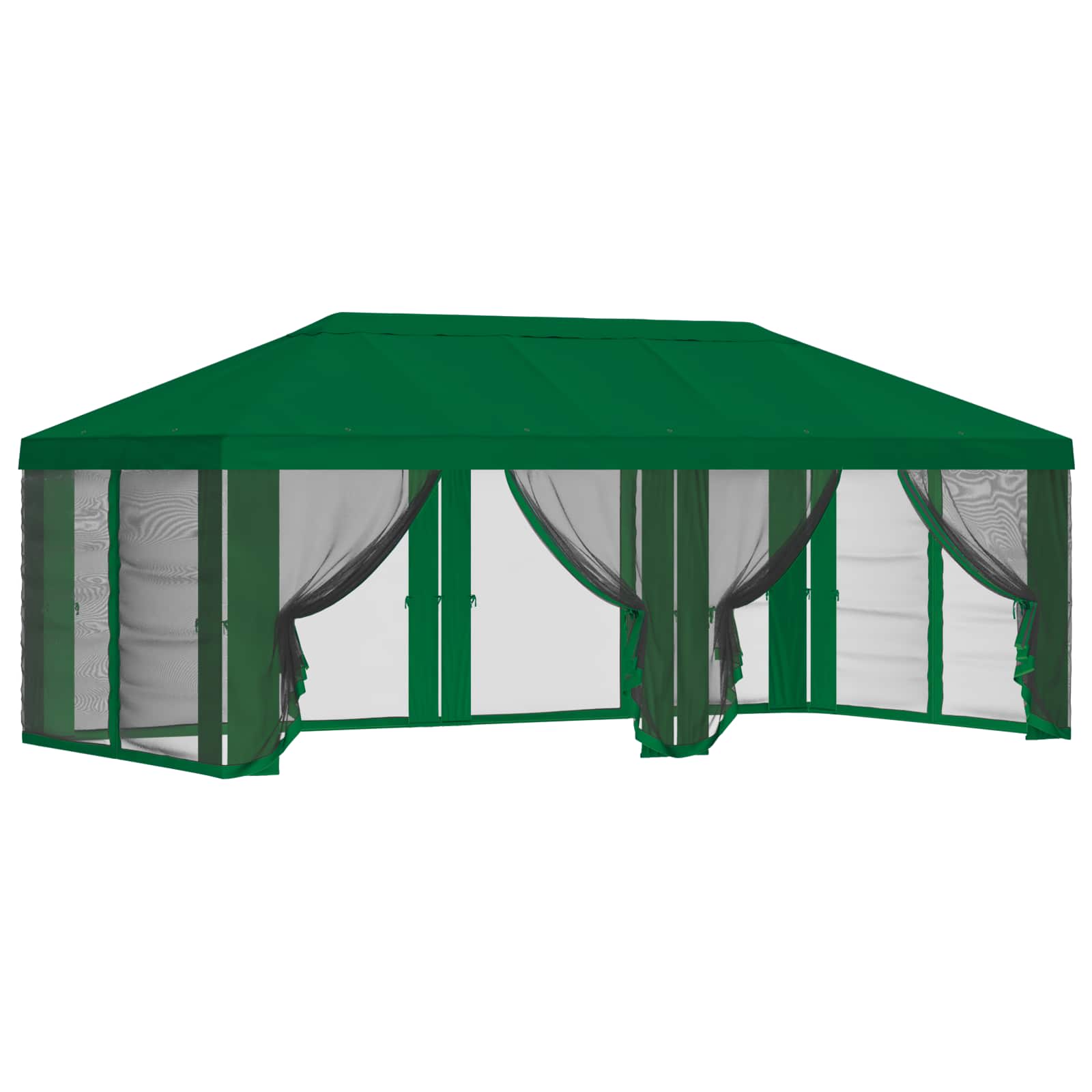 Pokrov za gazebo s bočnim zidovima Zelena 600,5 x 300,5 cm