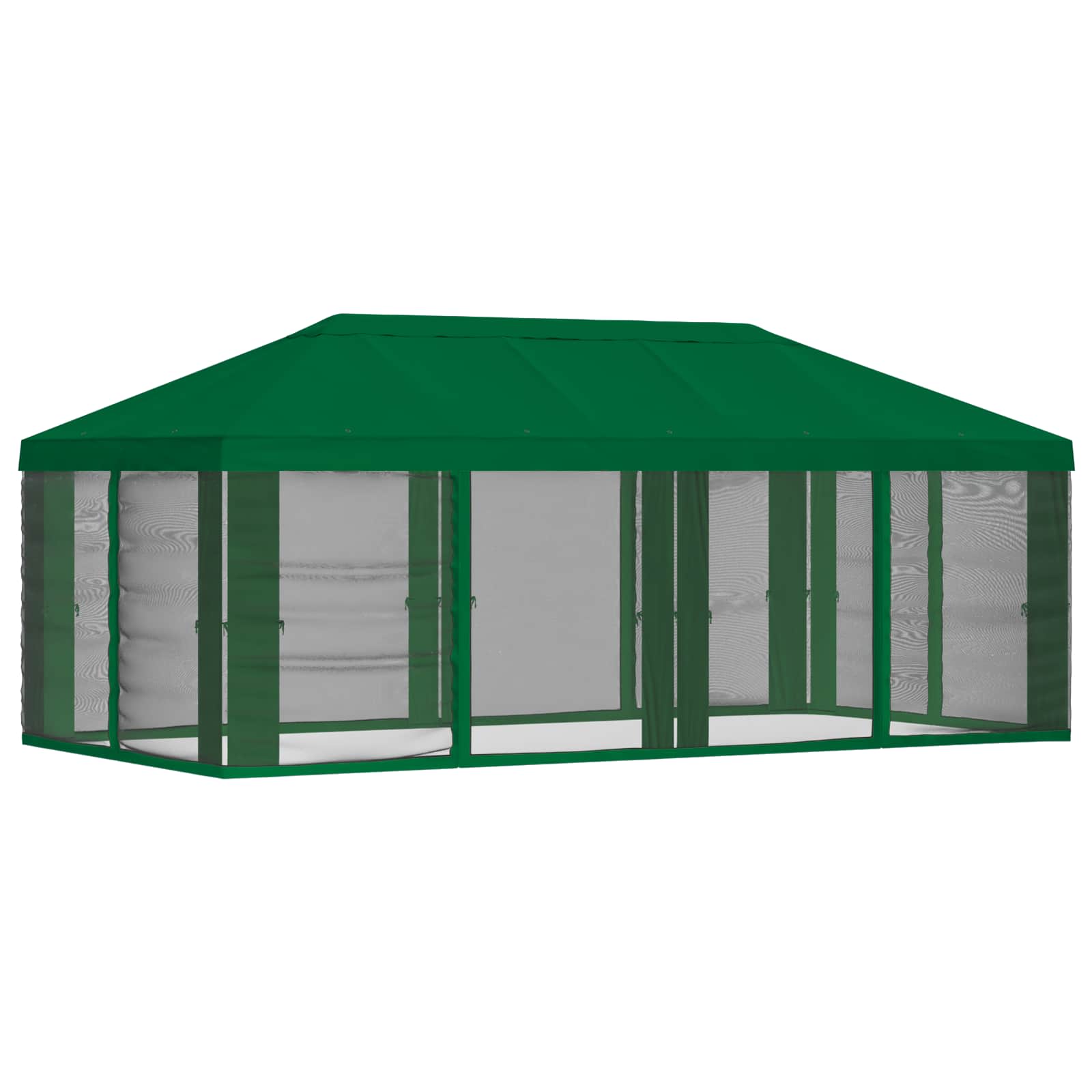 Pokrov za gazebo s bočnim zidovima Zelena 600,5 x 300,5 cm