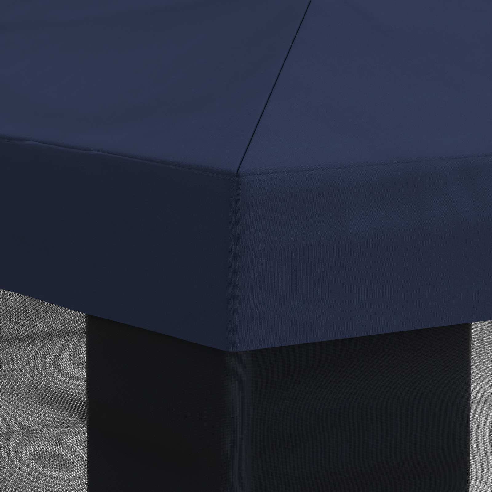 Pokrov za gazebo s bočnim zidovima Plava 600,5 x 300,5 cm