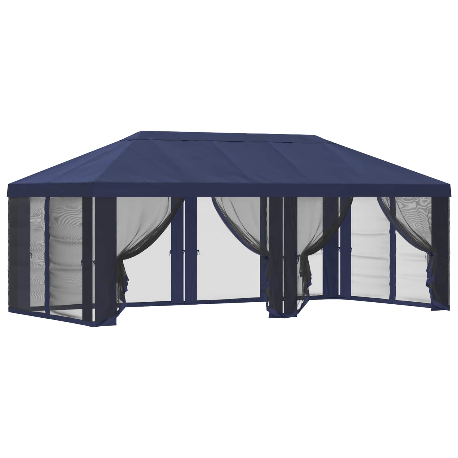 Pokrov za gazebo s bočnim zidovima Plava 600,5 x 300,5 cm