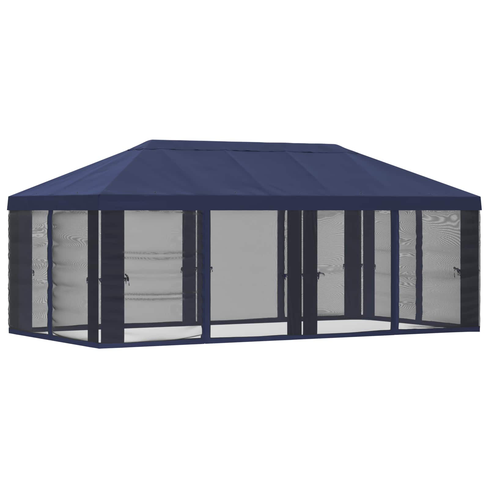 Pokrov za gazebo s bočnim zidovima Plava 600,5 x 300,5 cm