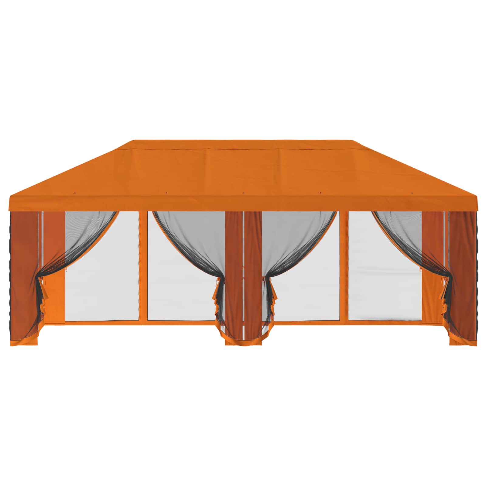 Pokrov za gazebo s bočnim zidovima Narančasta 600,5 x 300,5 cm