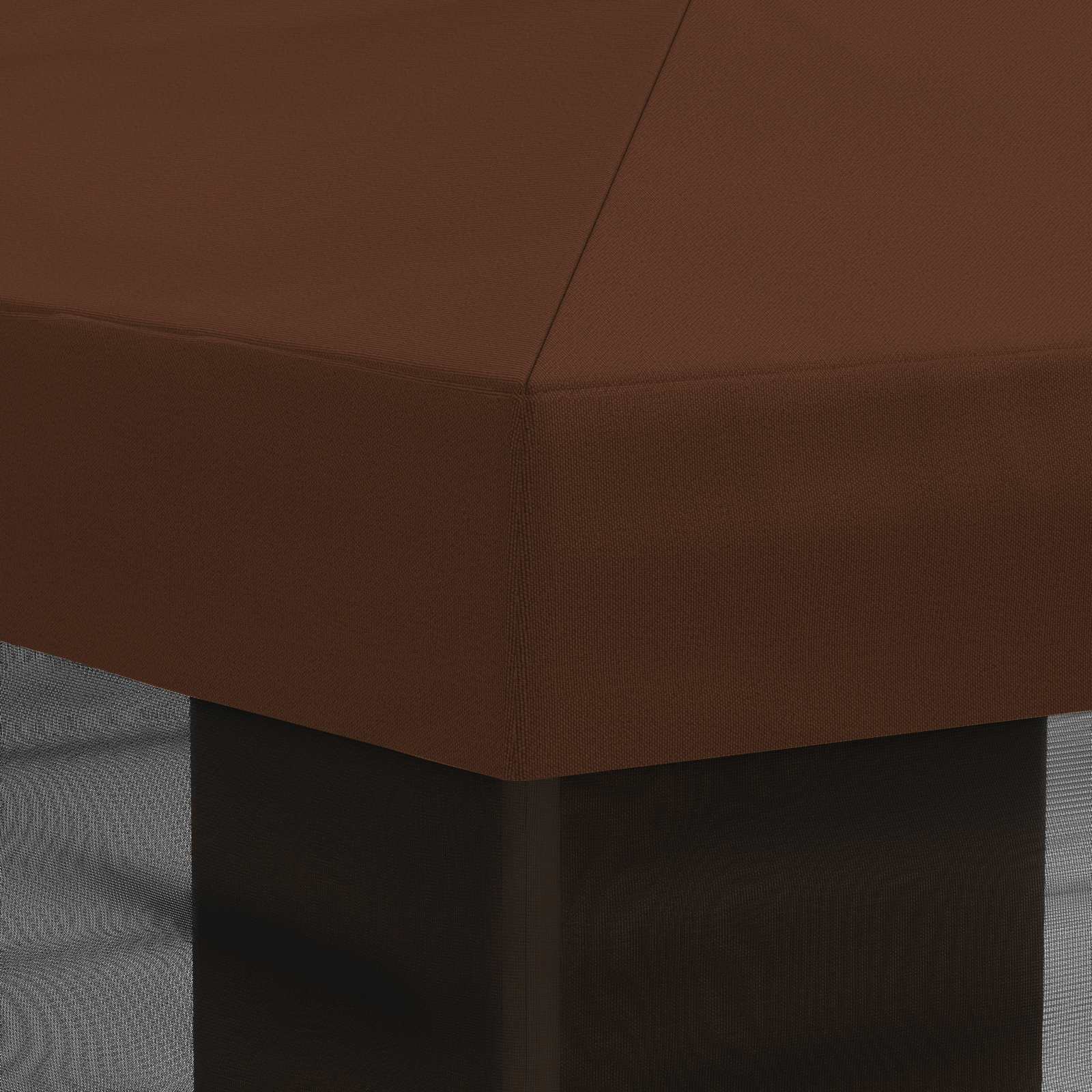 Pokrov za gazebo s bočnim zidovima Smeđa 600,5 x 300,5 cm