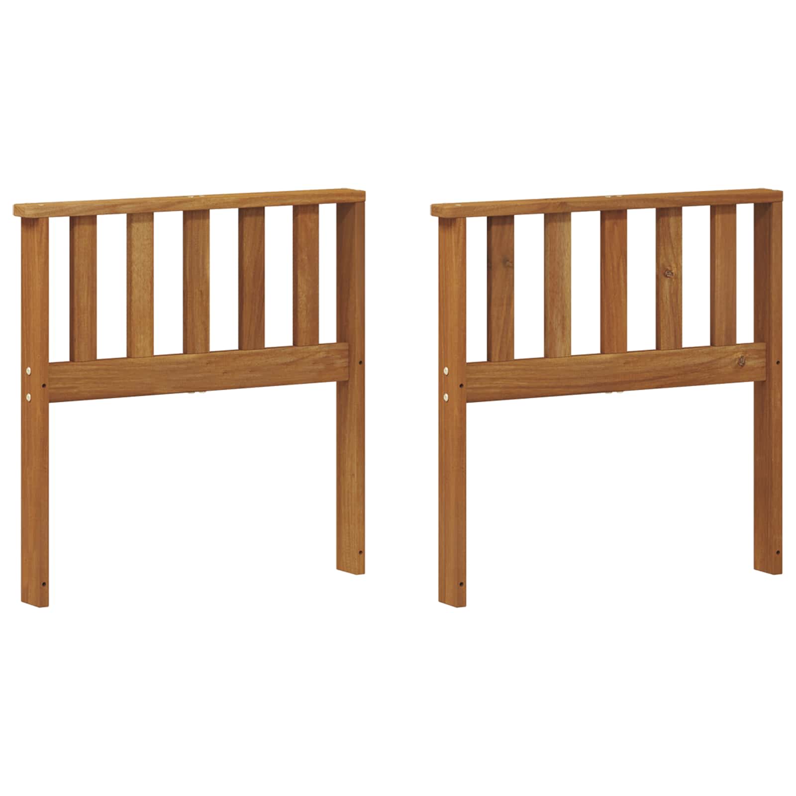 Nasloni 2 pcs Smeđa 60 x 6 x 61 cm Konstruirano drvo