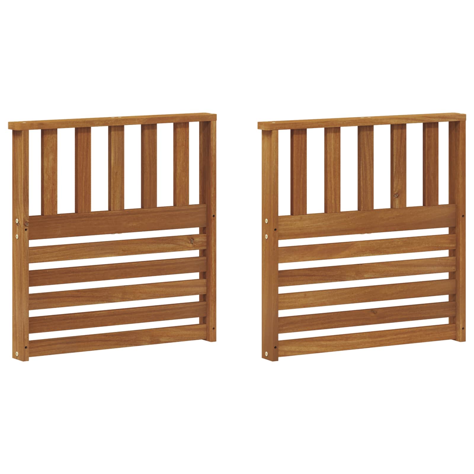 Nasloni za ruke 2 pcs Smeđa 60 x 6 x 61 cm Konstruirano drvo