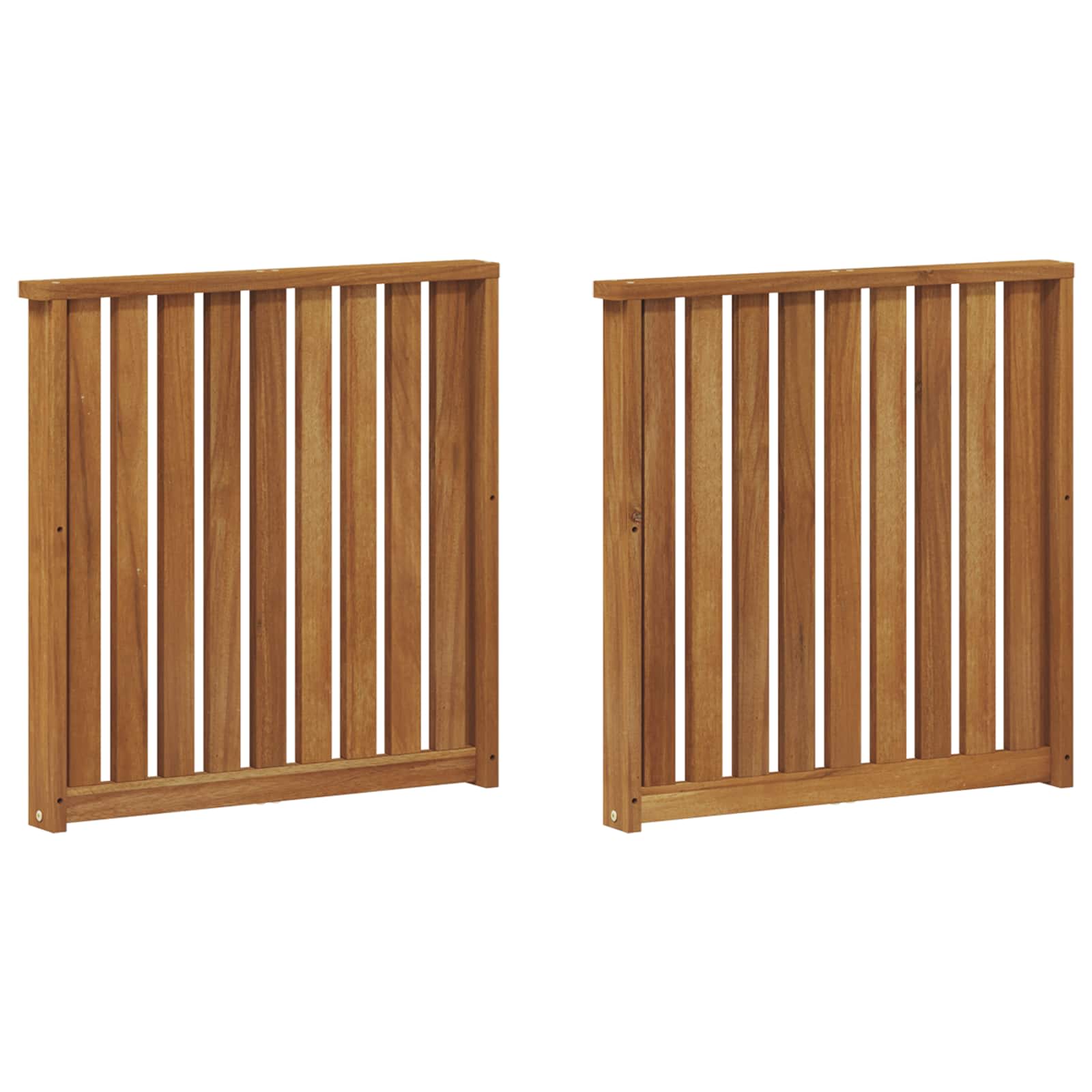 Nasloni 2 pcs Smeđa 60 x 6 x 61 cm Konstruirano drvo