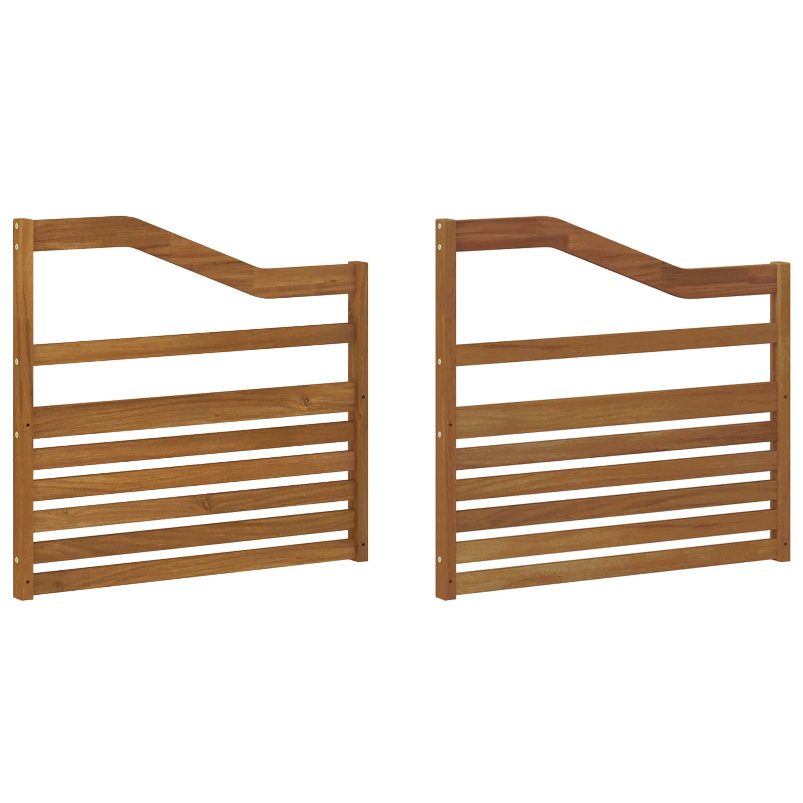 Nasloni ruku 2 pcs Smeđa 79 x 4 x 73 cm Konstruirano drvo