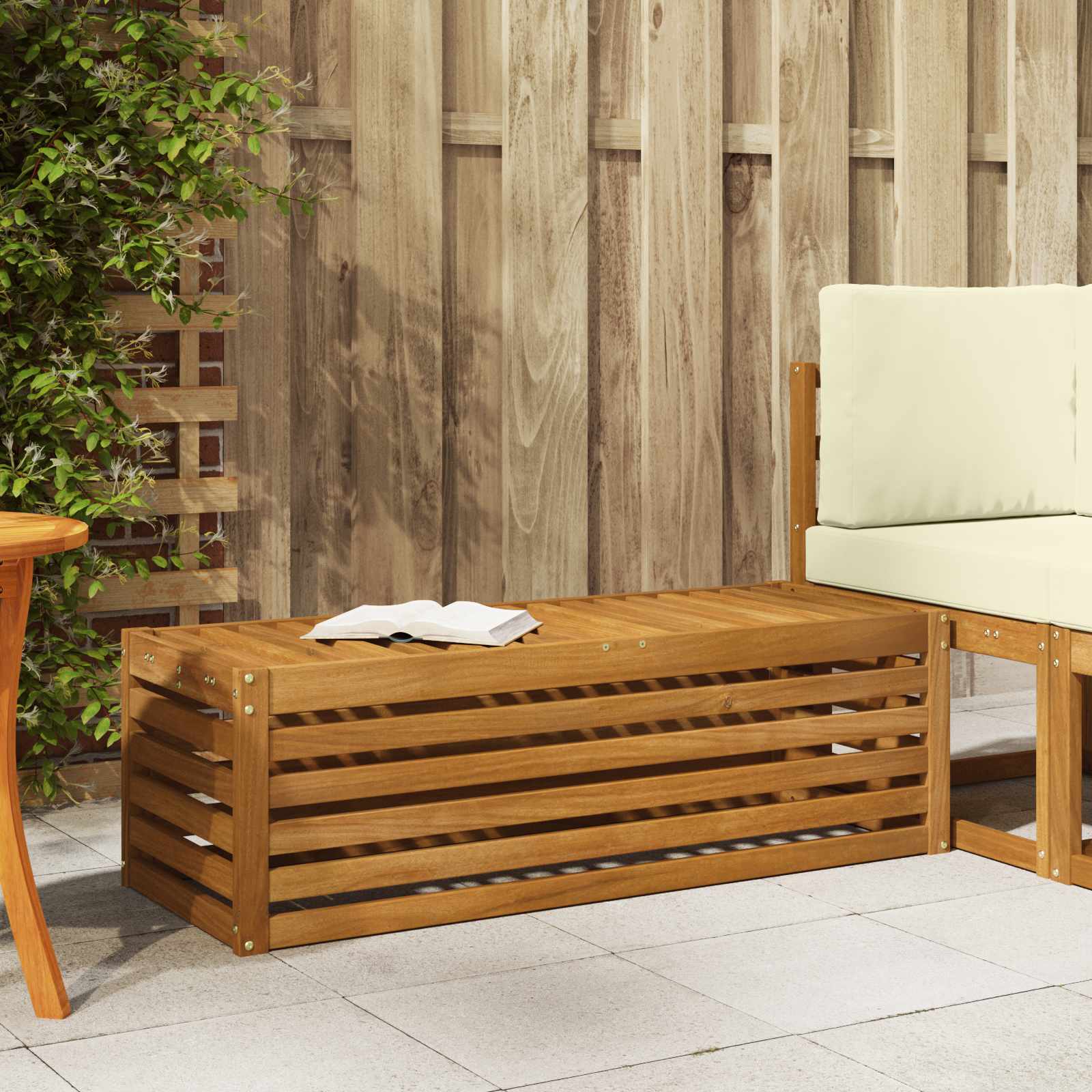 Vanjska stolica klupa Prirodna 115 x 43 x 37 cm