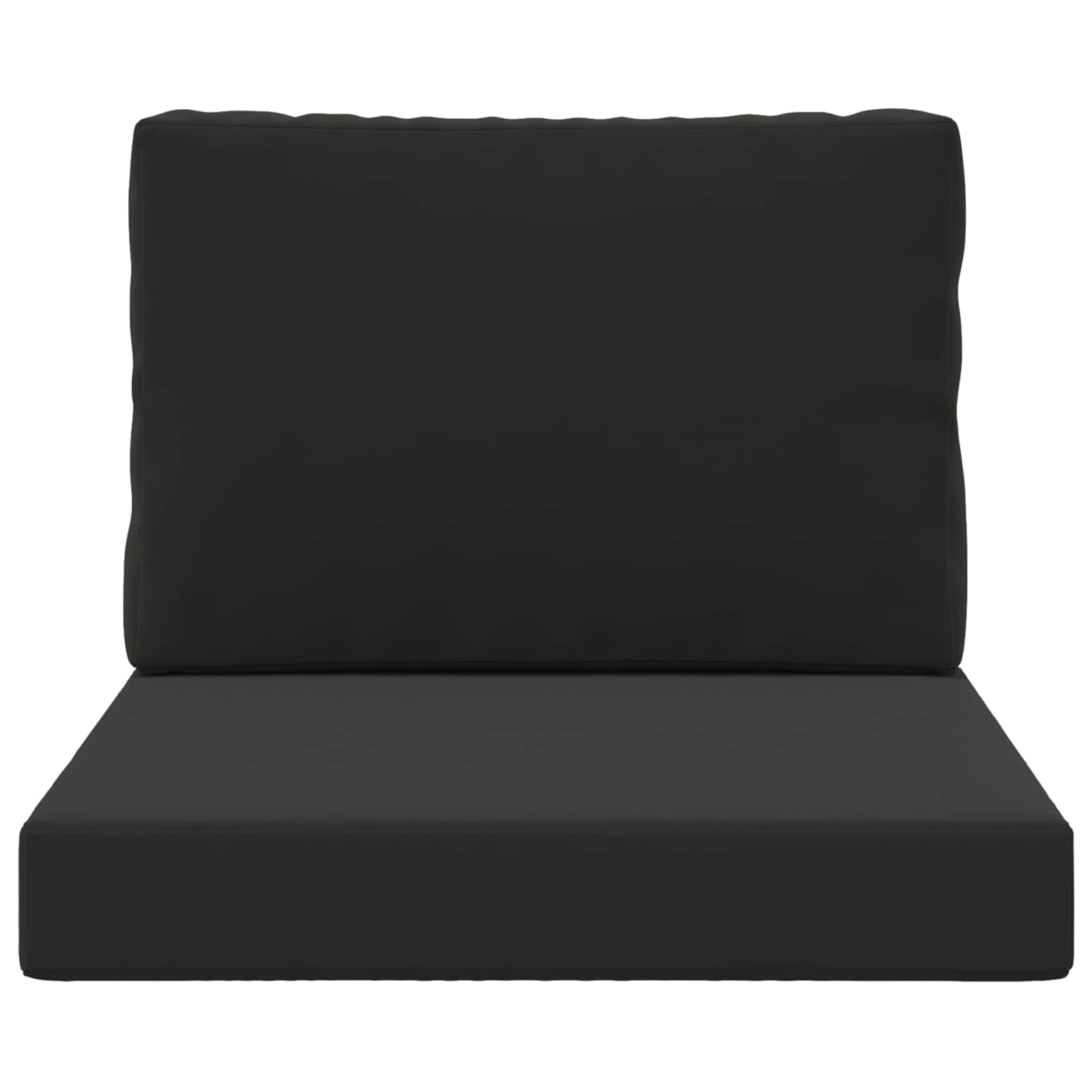 Jastuk za vanjsku sofU 2 pcs Crna Poliester