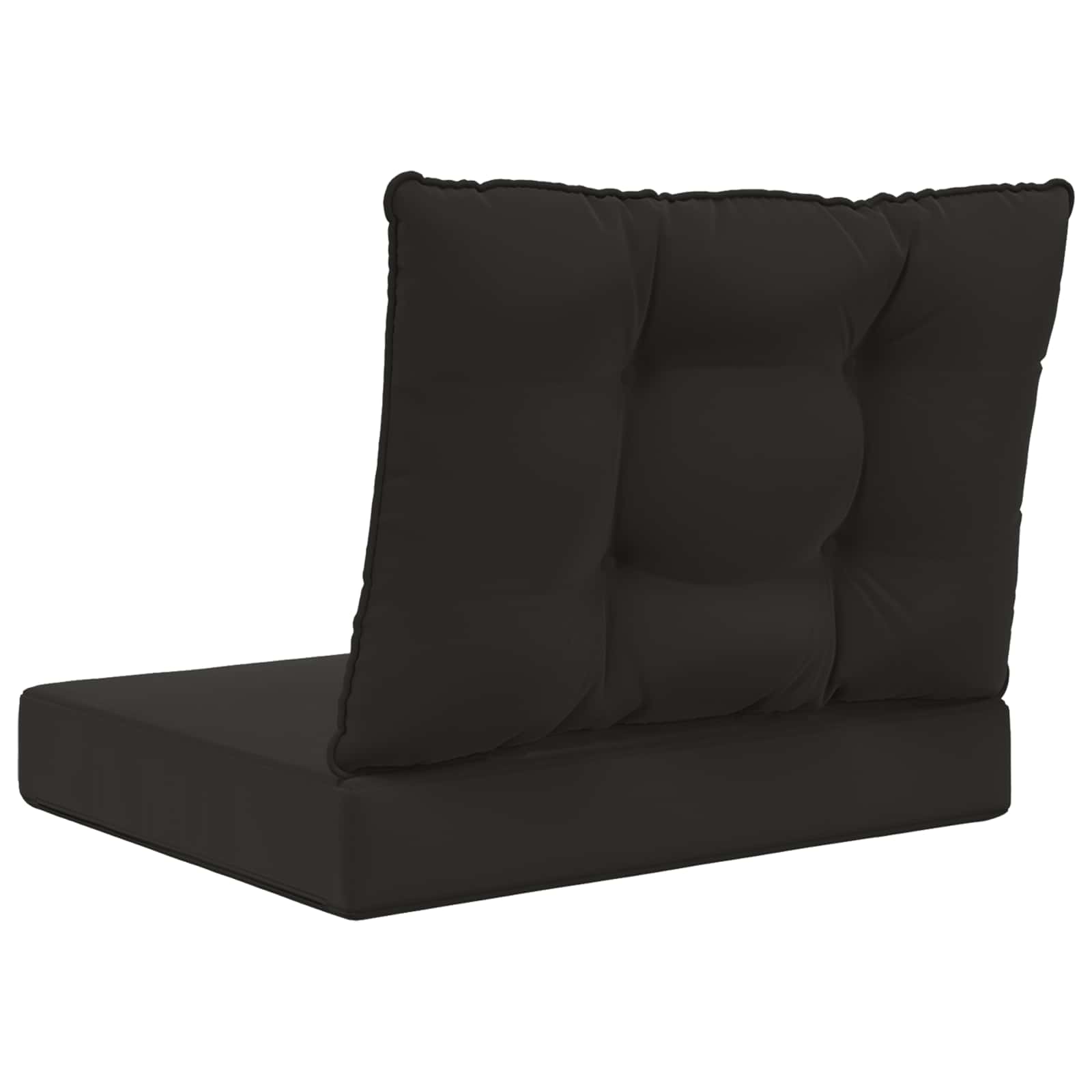 Jastuk za vanjsku sofU 2 pcs Crna Poliester