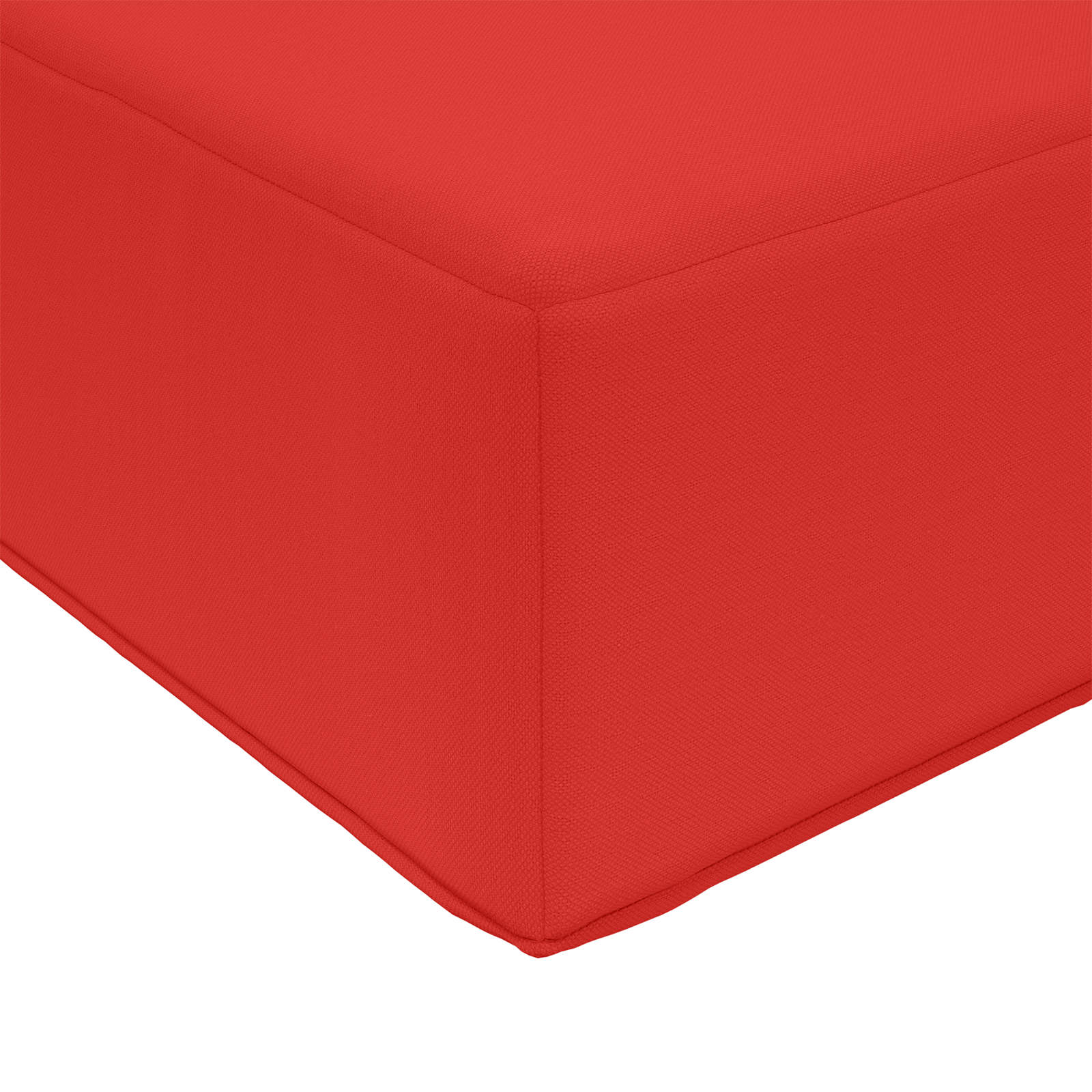 Jastuk za vanjsku sofU Crvena 80 x 80 x 8 cm Poliester