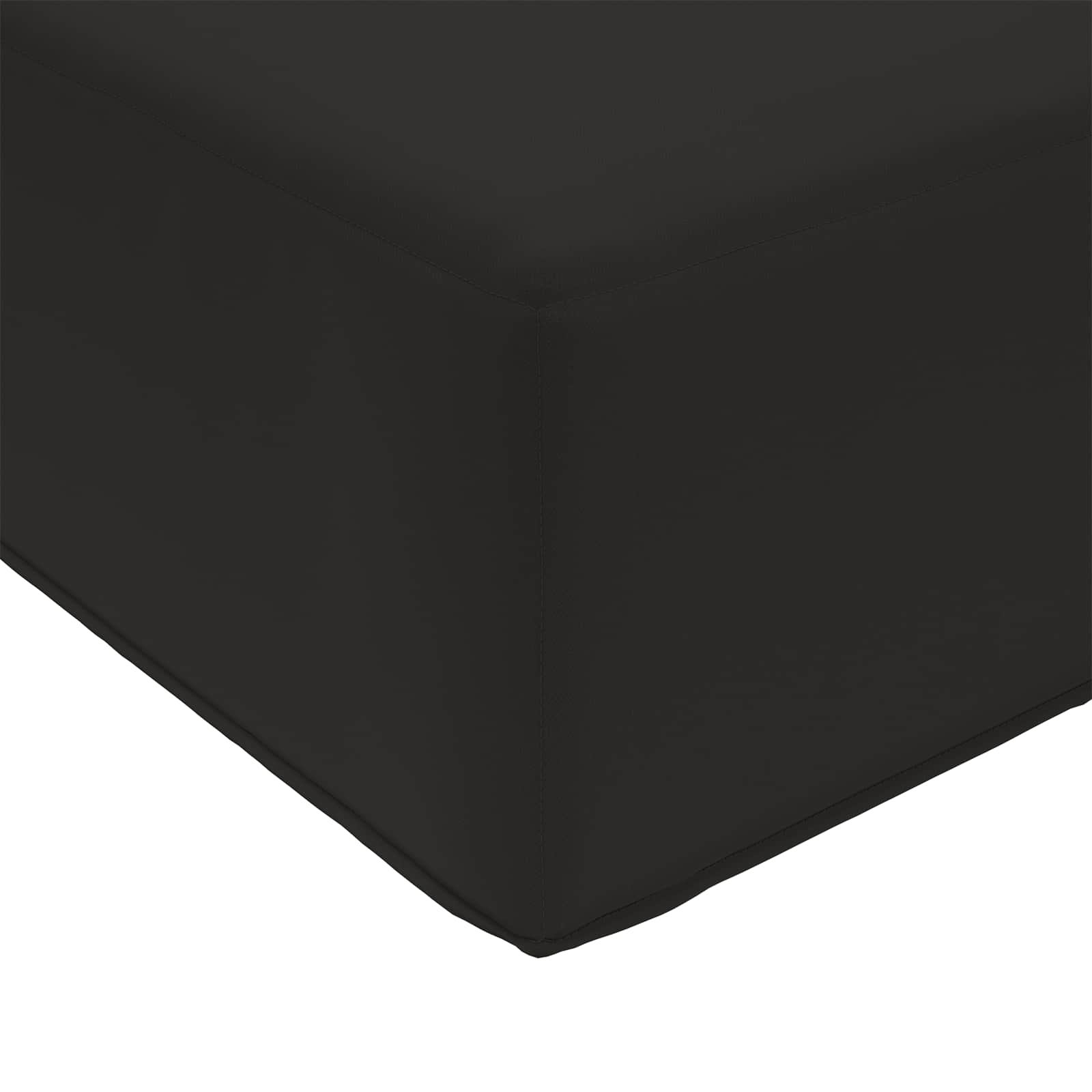 Jastuk za vanjsku sofU Crna 80 x 80 x 8 cm Poliester