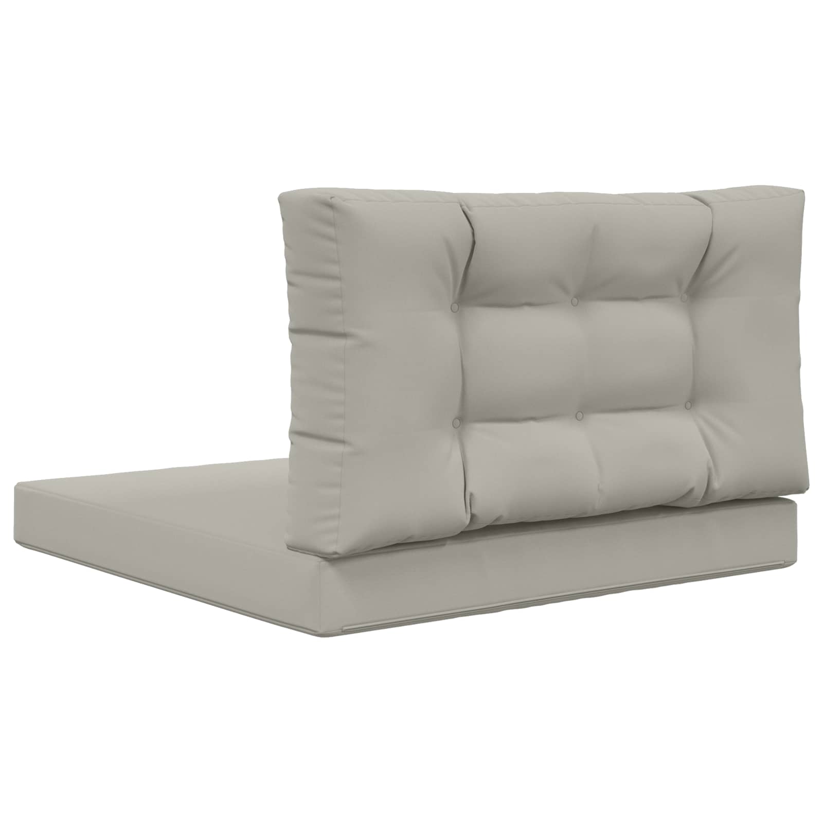 Jastuk za vanjsku sofU 2 pcs Sivi Poliester