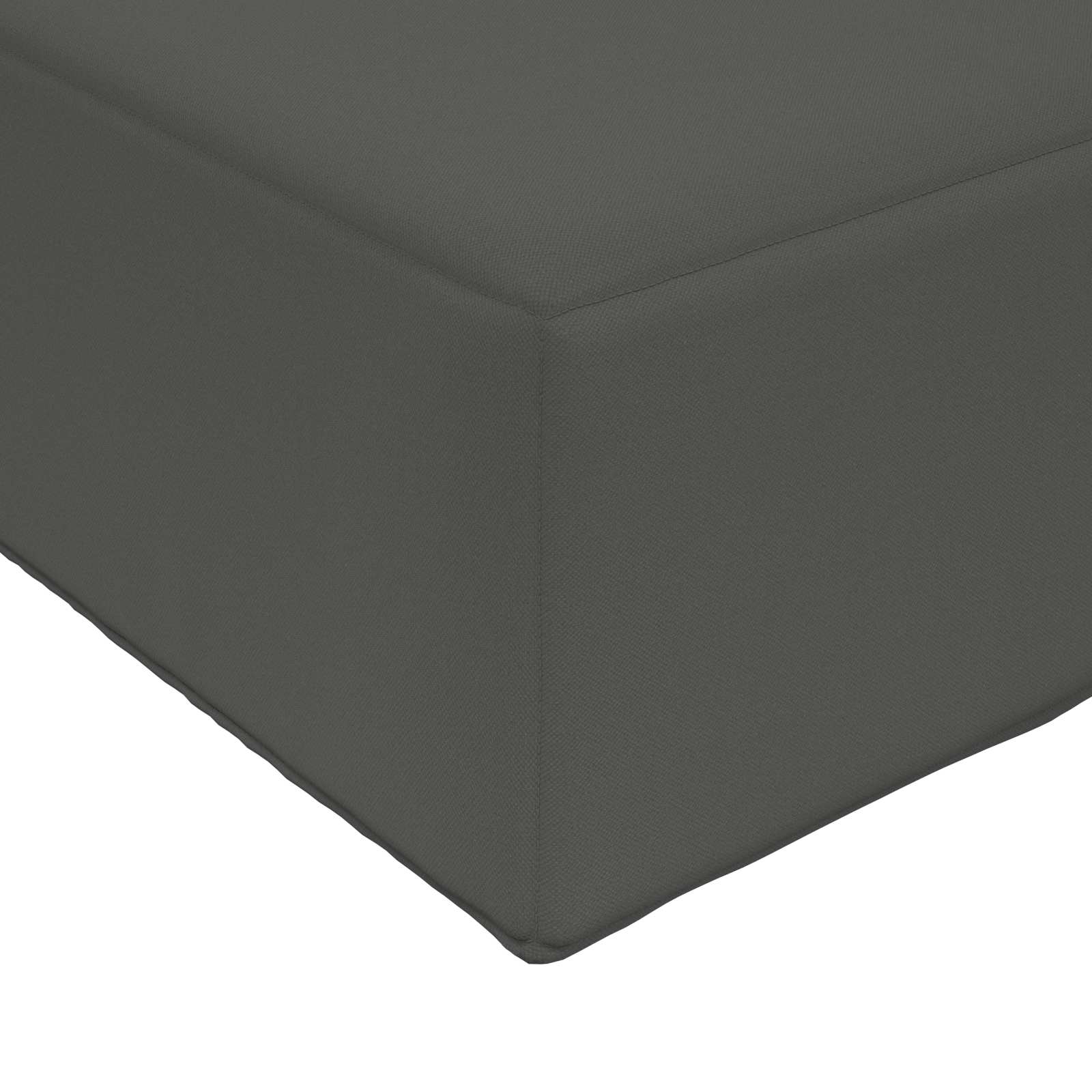 Jastučić za sjedenje na otvorenom Antracit 115 x 40 x 8 cm