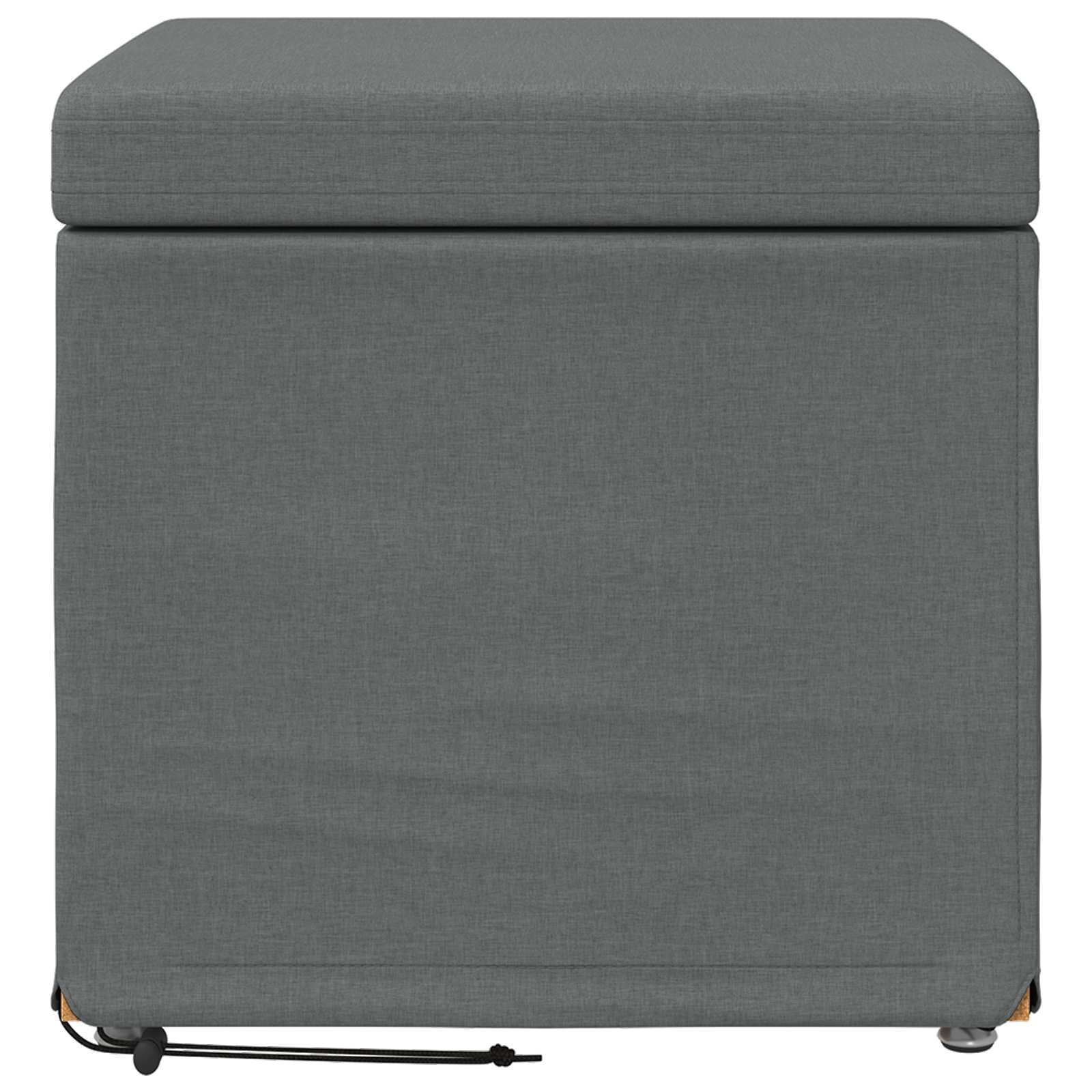 Stolica Tamno siva 41 x 41 x 40 cm Tkanina i konstruirano drvo