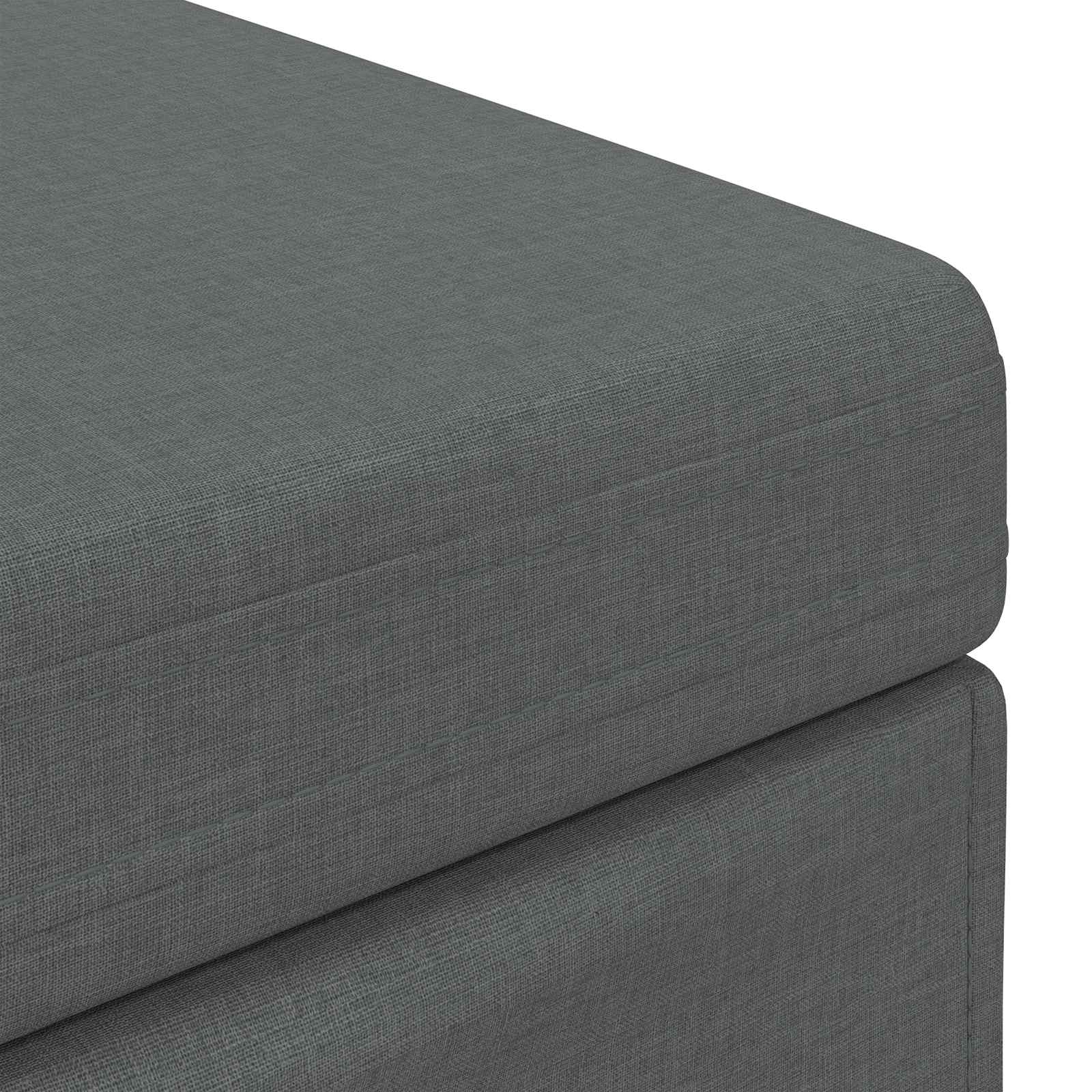 Stolica Tamno siva 61 x 41 x 40 cm Tkanina i konstruirano drvo