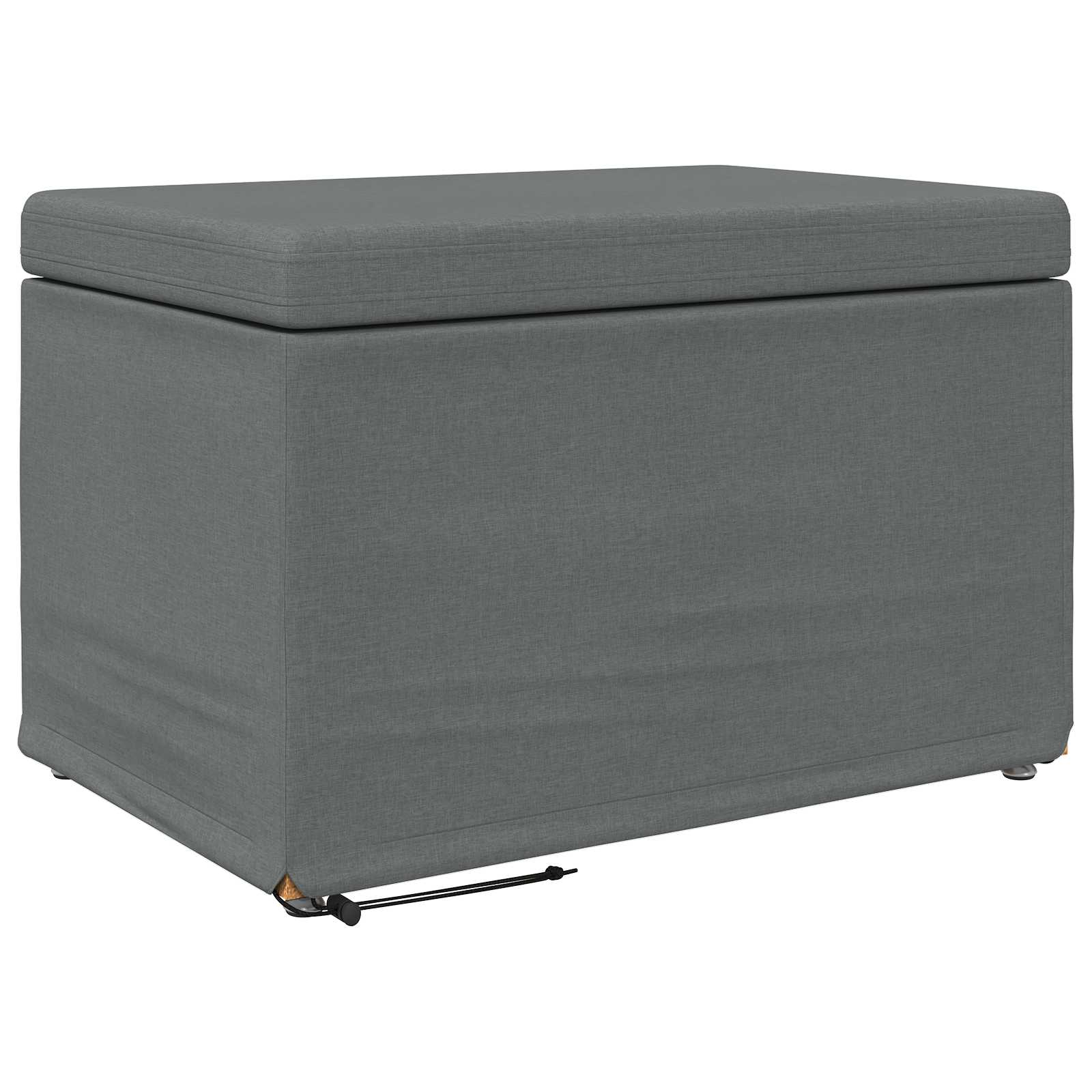 Stolica Tamno siva 61 x 41 x 40 cm Tkanina i konstruirano drvo
