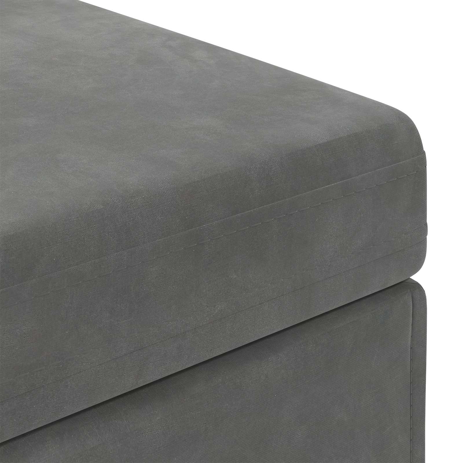 Stolica Tamno siva 81 x 41 x 40 cm Svileni i Fino Radeći Drvo