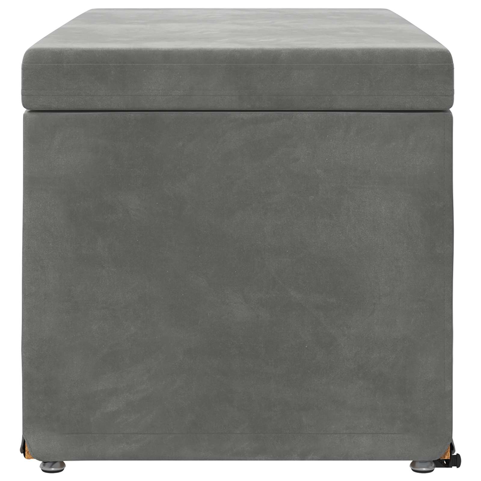Stolica Tamno siva 81 x 41 x 40 cm Svileni i Fino Radeći Drvo