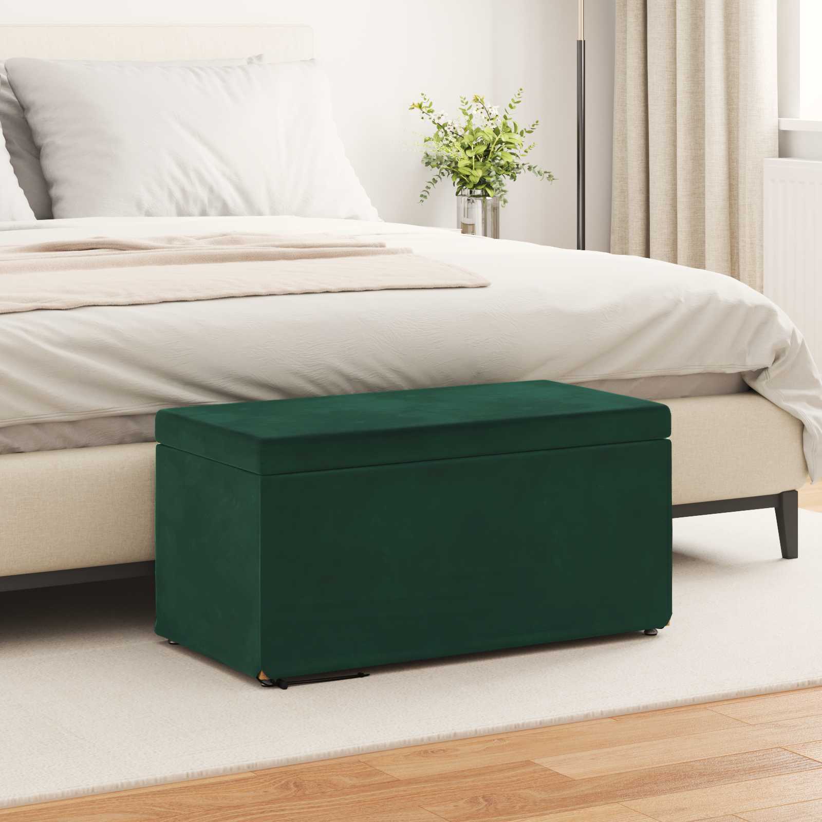 Stolica Tamnozelena 81 x 41 x 40 cm Svileni i Fino Radeći Drvo