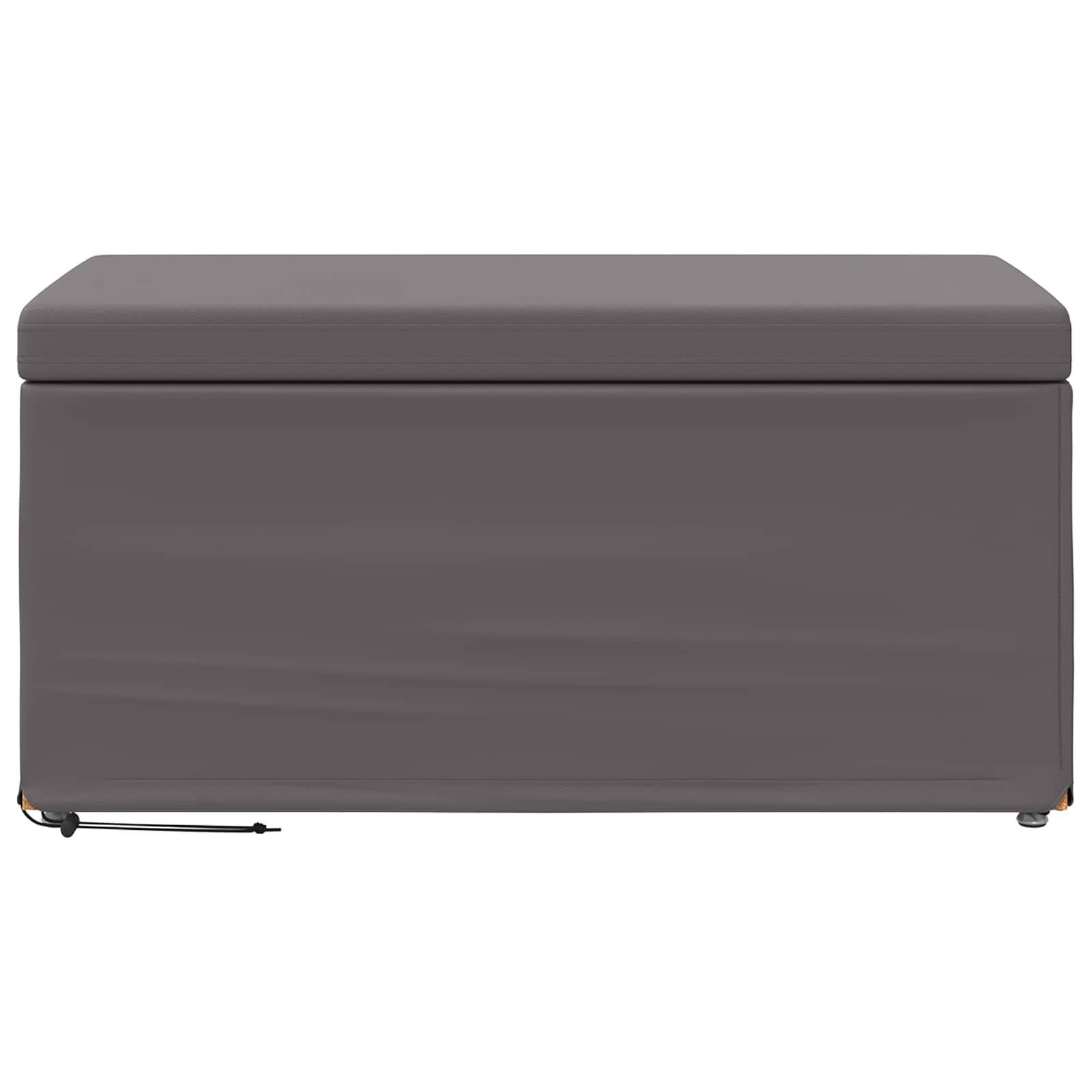 Stolica Siva 81 x 41 x 40 cm Umjetna Koža i Fino Radeći Drvo