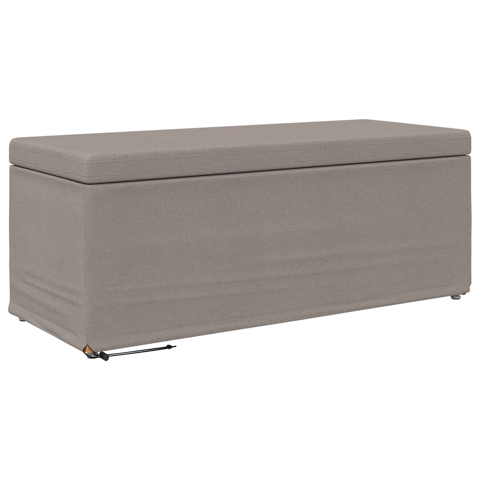 Stolica Sivo-smeđa 101 x 41 x 40 cm Tkanina i konstruirano drvo