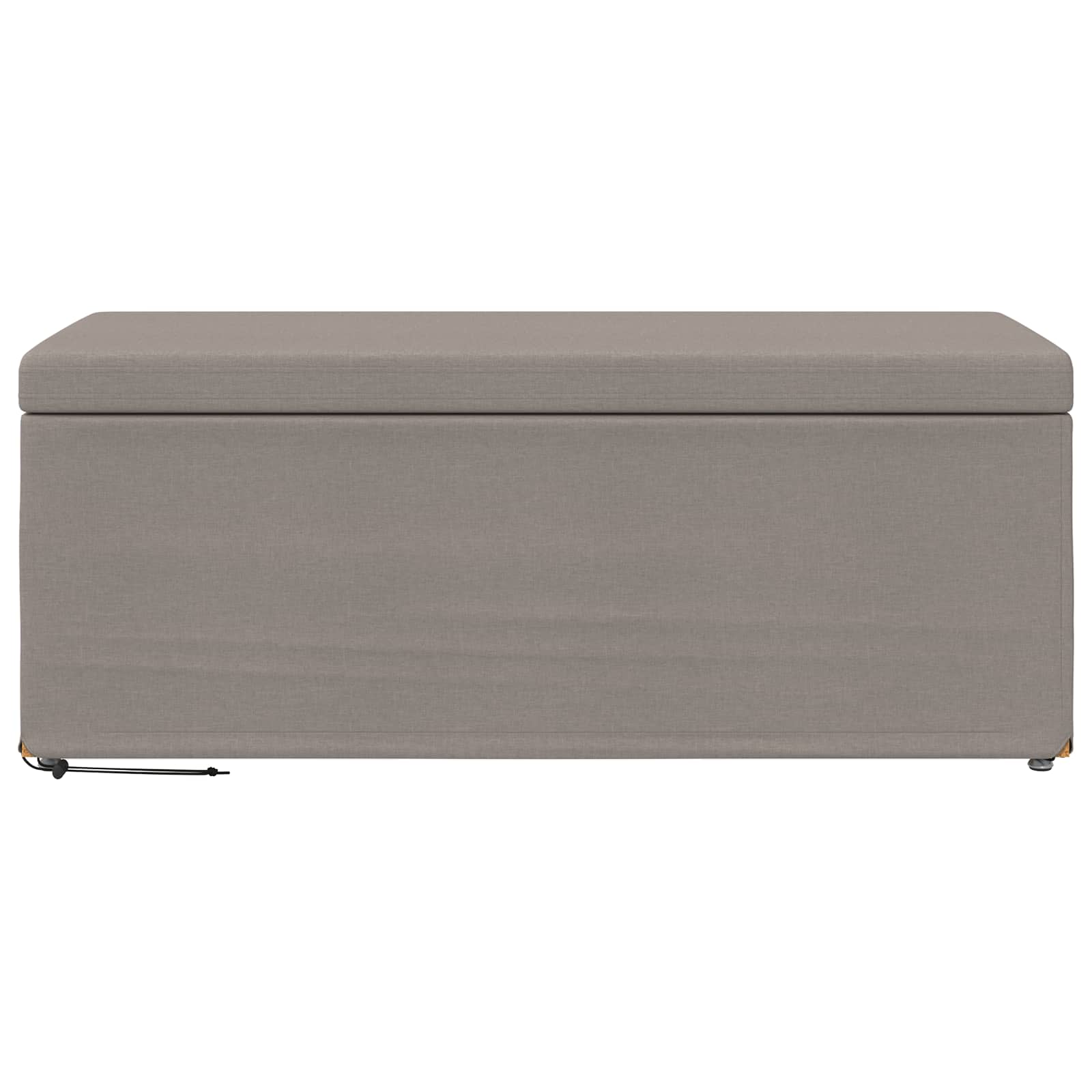 Stolica Sivo-smeđa 101 x 41 x 40 cm Tkanina i konstruirano drvo